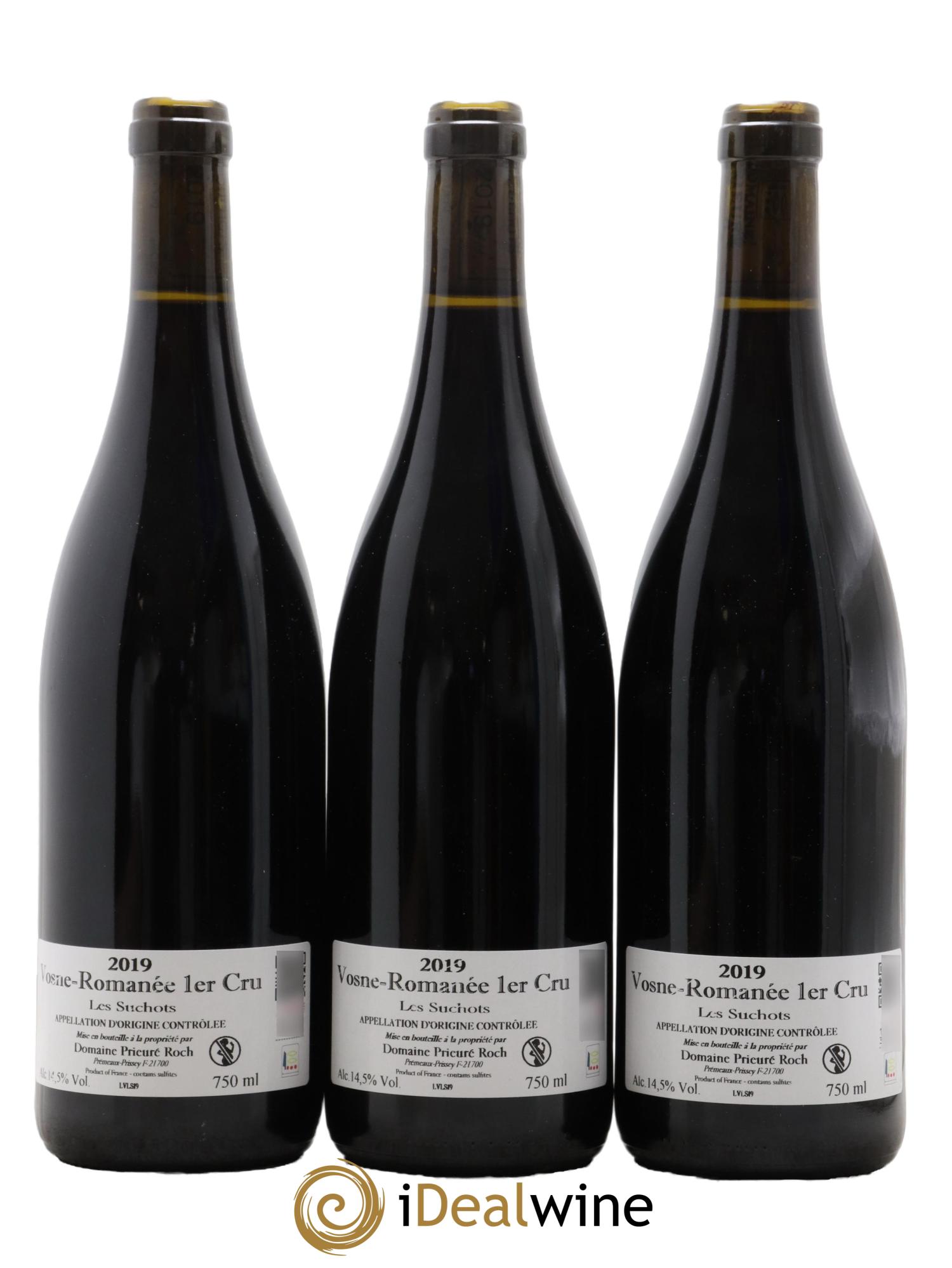 Vosne-Romanée 1er Cru Les Suchots Prieuré Roch  2019 - Posten von 3 Flaschen - 1