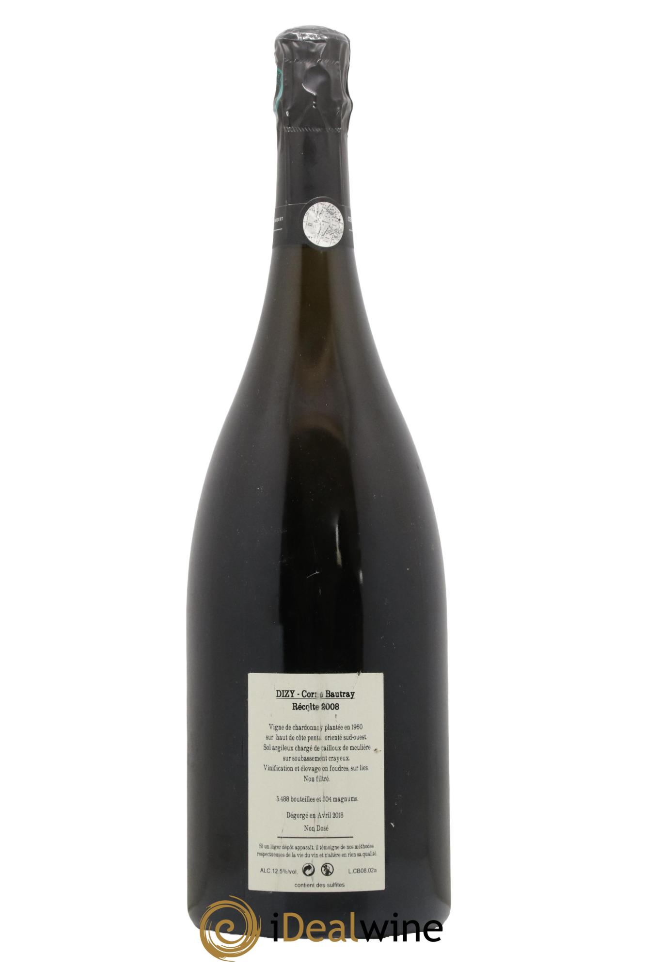 Dizy Corne Bautray Extra Brut Jacquesson 2008 - Lotto di 1 magnum - 1