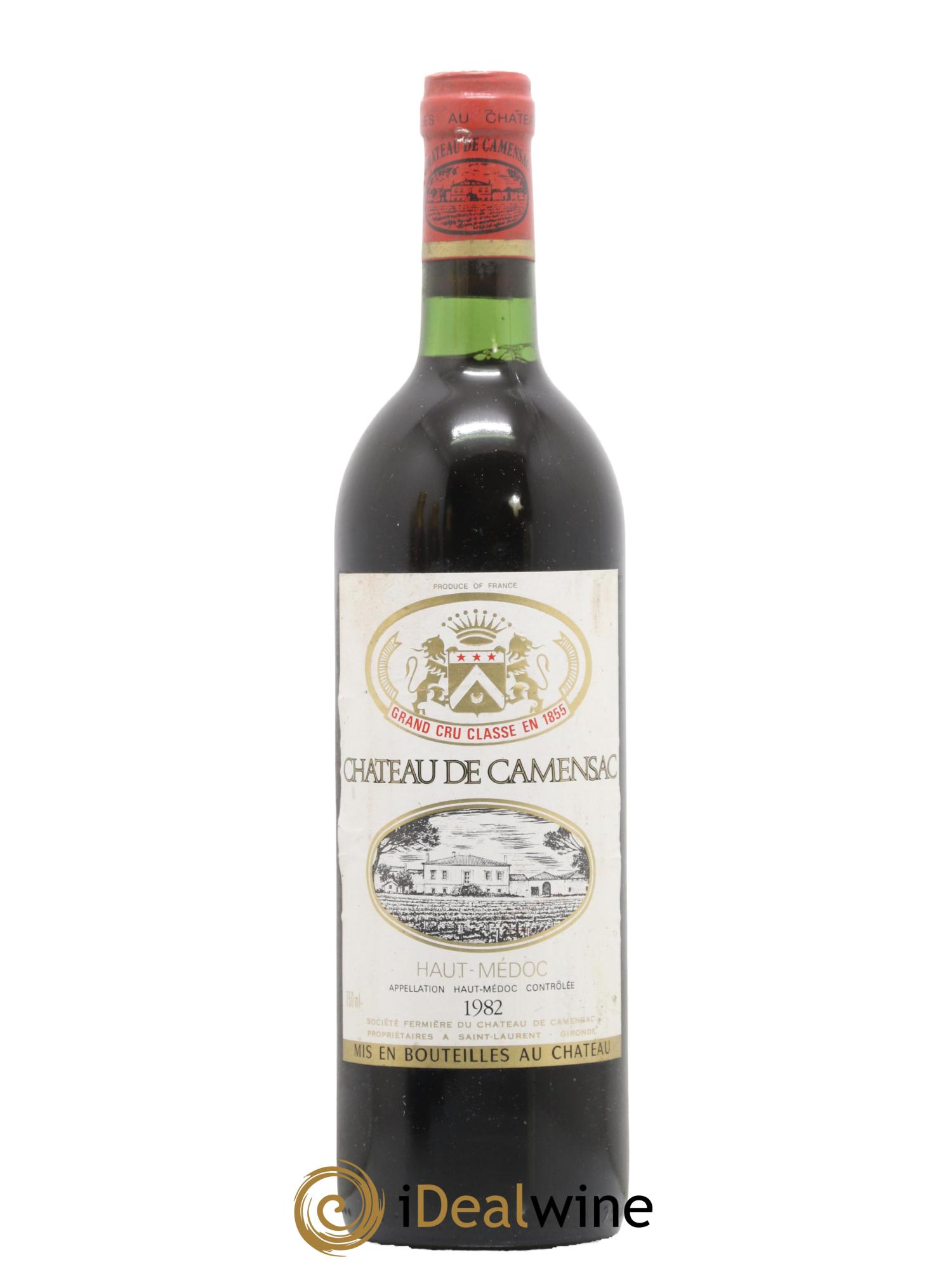 Château Camensac 5ème Grand Cru Classé 1982 - Posten von 1 Flasche - 0