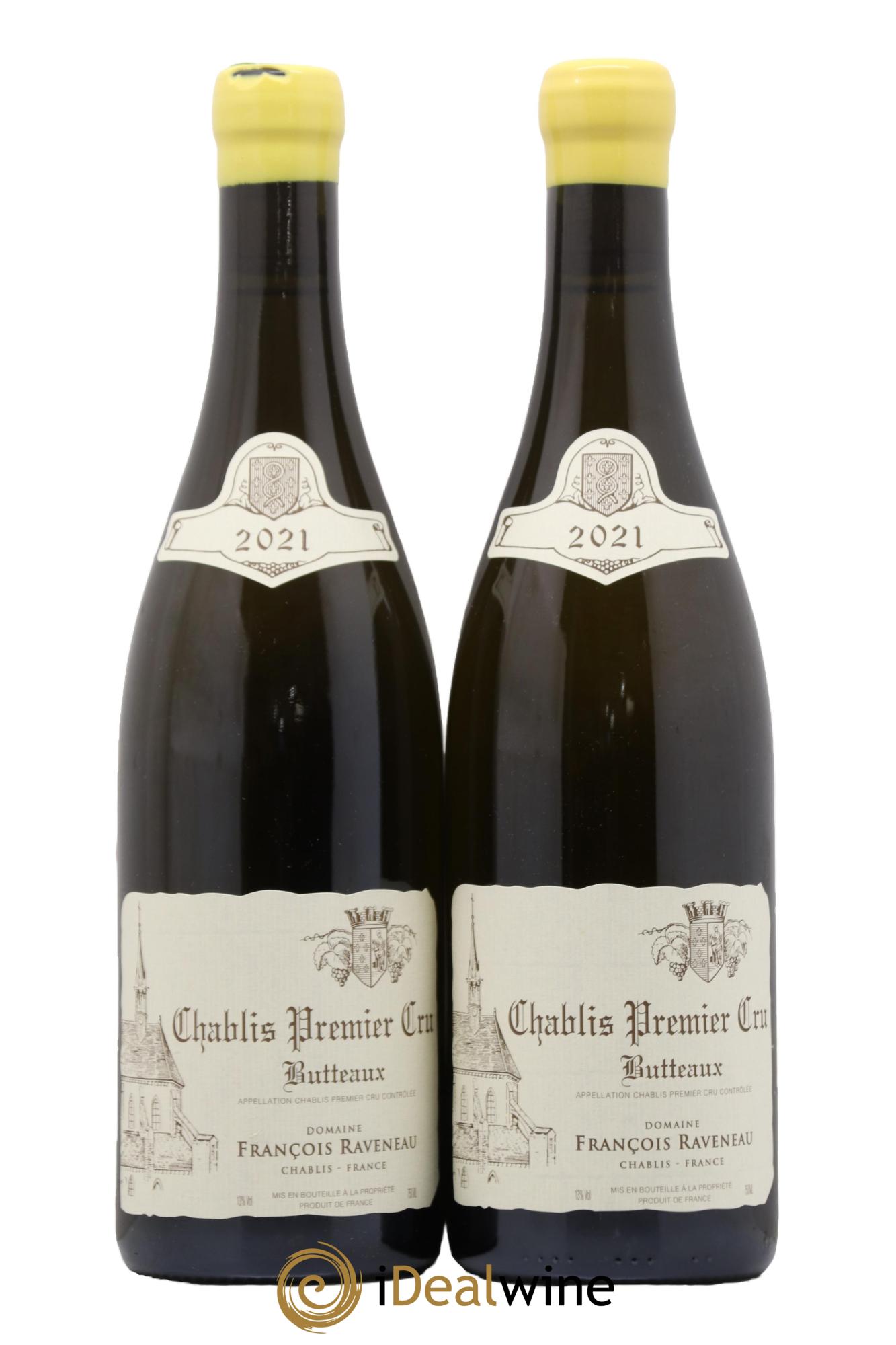 Chablis 1er Cru Butteaux Raveneau (Domaine)  2021 - Lotto di 2 bottiglie - 0