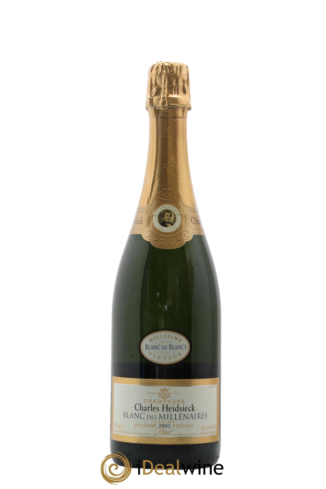 Blanc de Blancs Blanc des Millénaires Brut Charles Heidsieck  1995 - Lot de 1 bouteille - 1