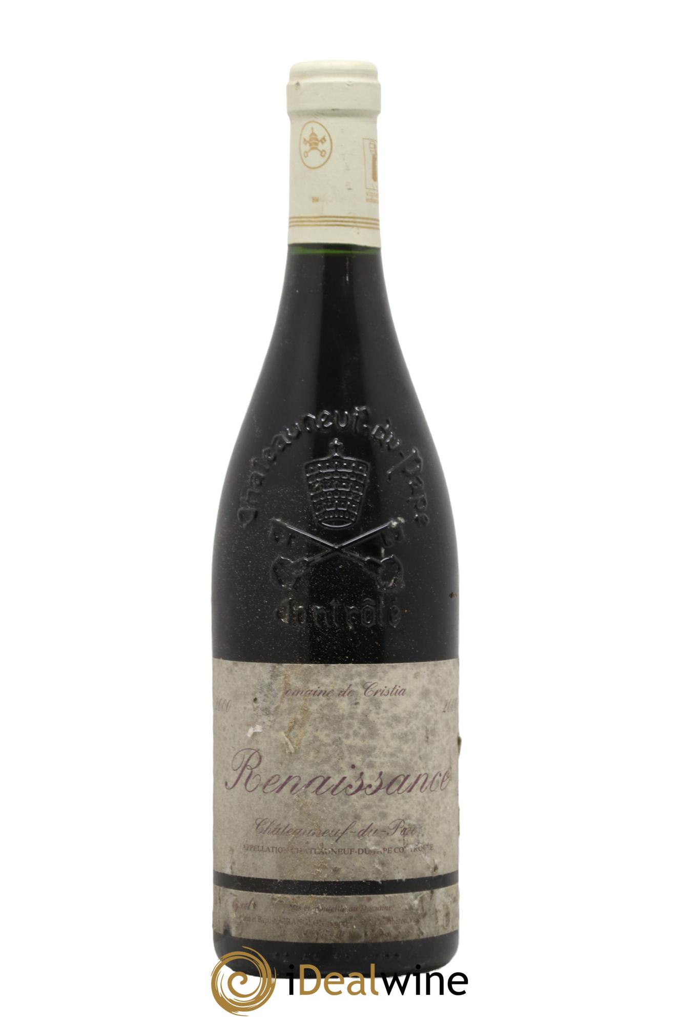 Châteauneuf-du-Pape Renaissance Domaine de Cristia 2000 - Lotto di 1 bottiglia - 0