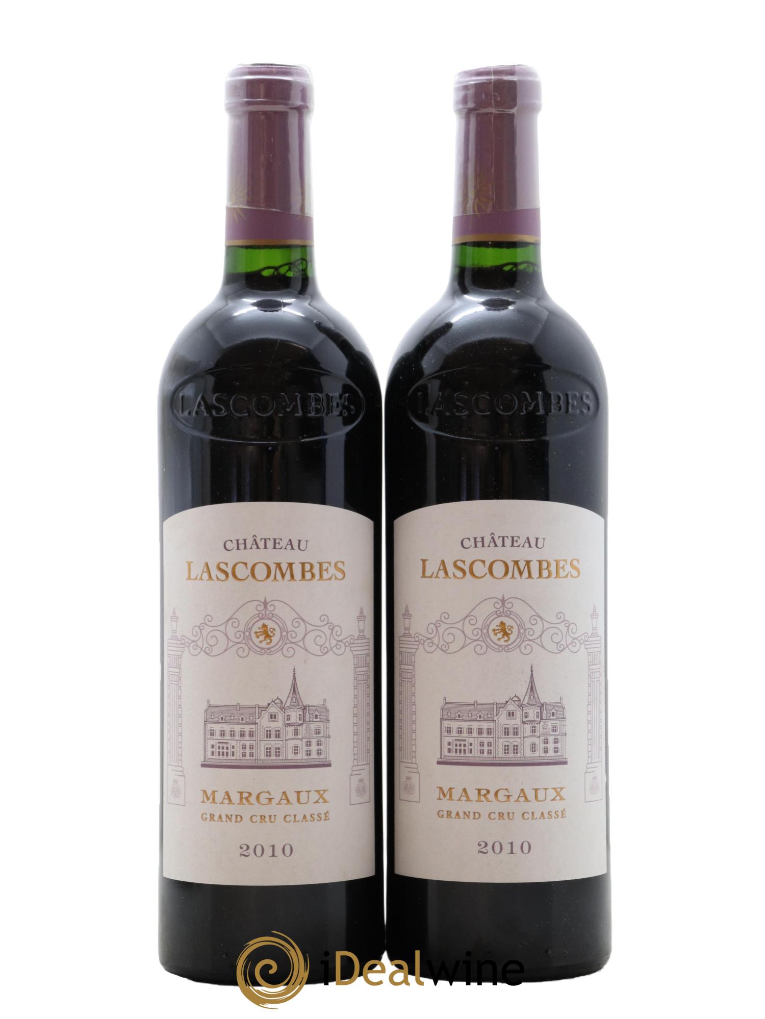 Château Lascombes 2ème Grand Cru Classé 2010 - Posten von 2 Flaschen - 0