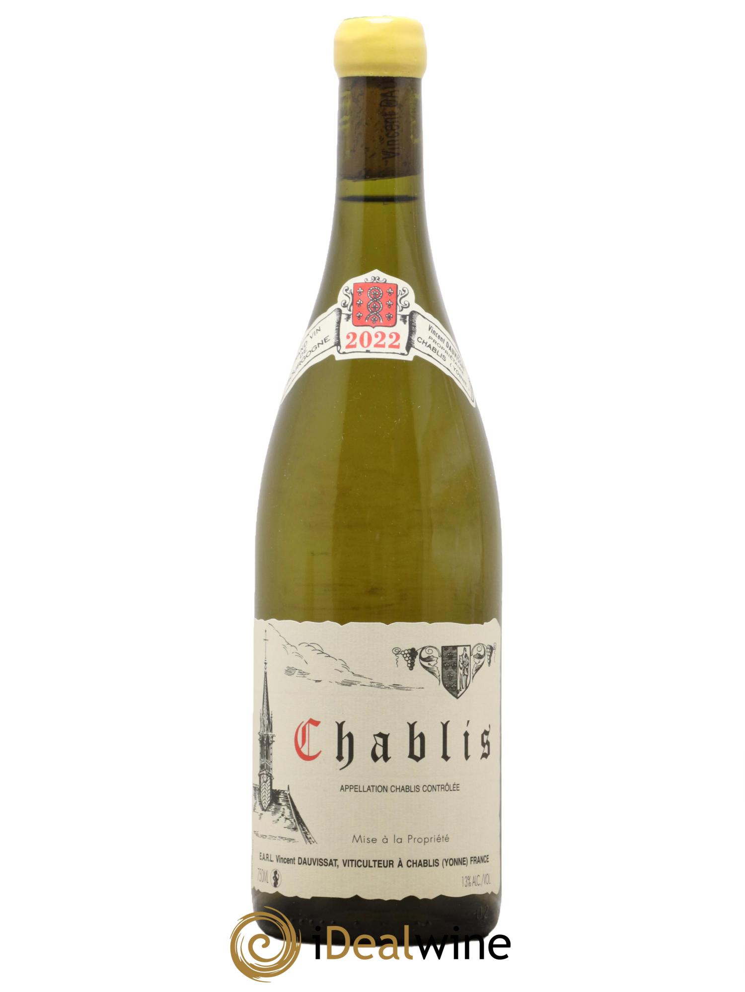 Chablis Vincent Dauvissat (Domaine) 2022 - Lot de 1 bouteille - 0