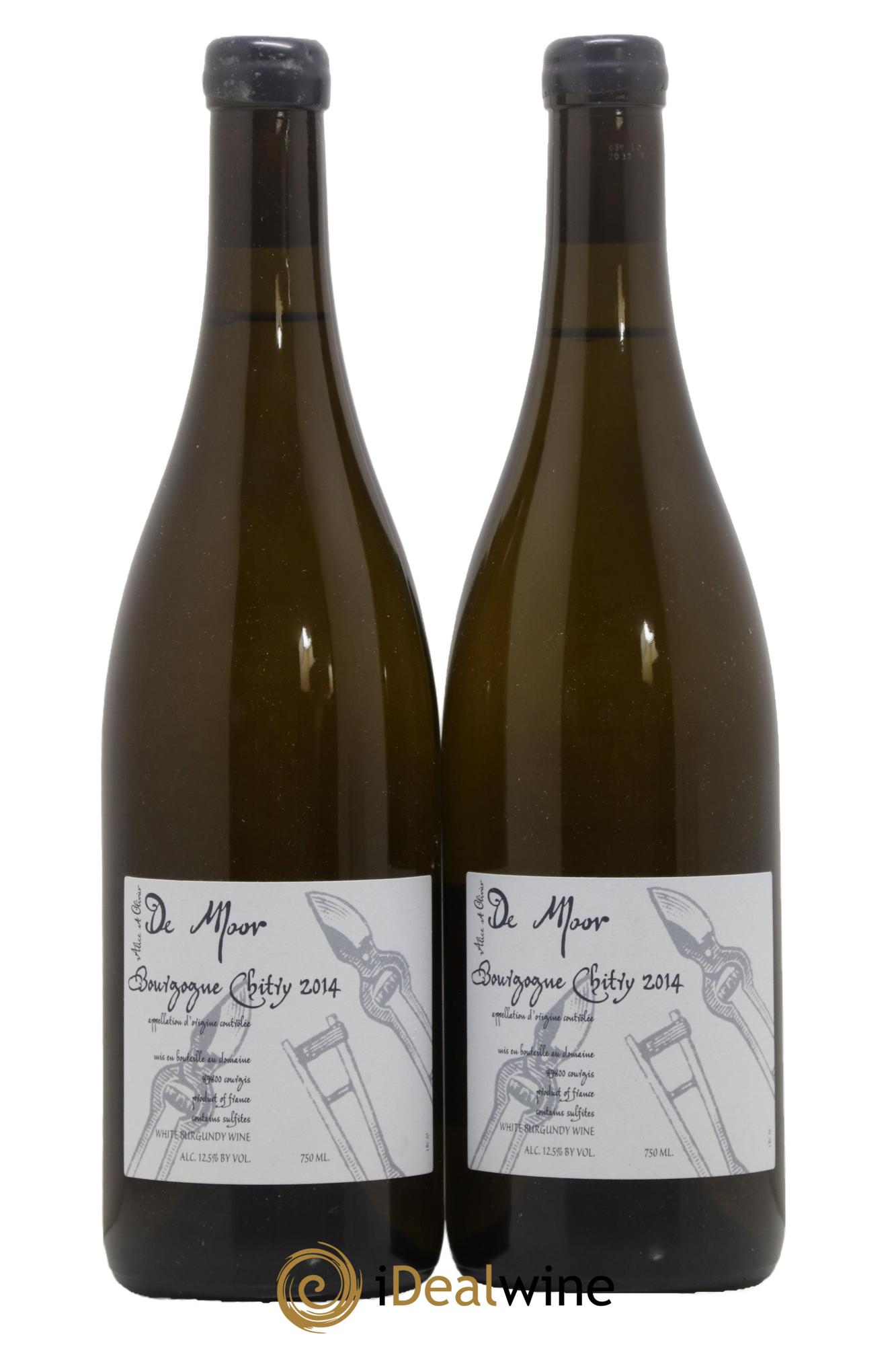 Bourgogne Chitry Alice et Olivier De Moor 2014 - Lot de 2 bouteilles - 0