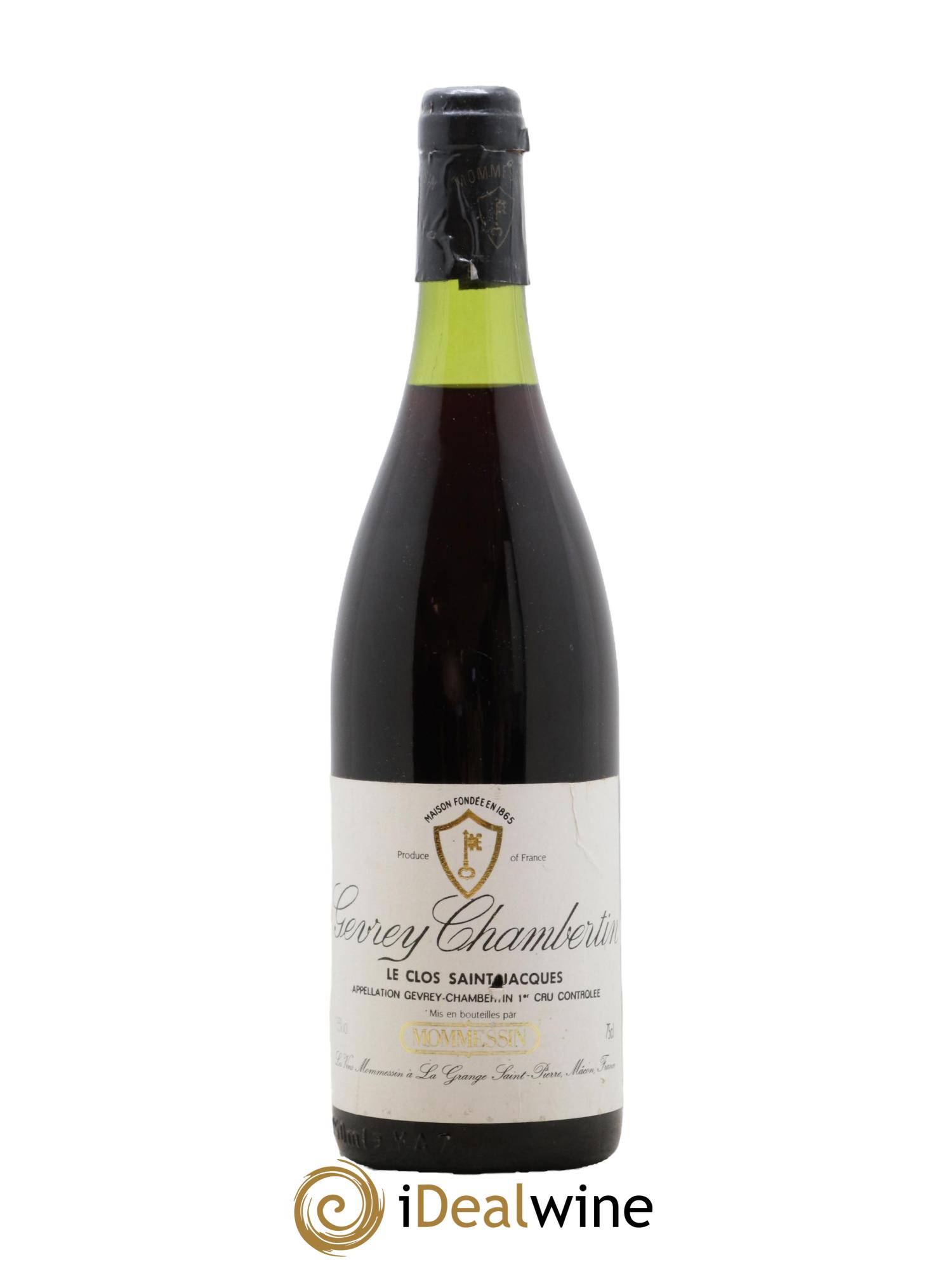 Gevrey-Chambertin 1er Cru Le Clos Saint Jacques Mommessin - Lotto di 1 bottiglia - 0