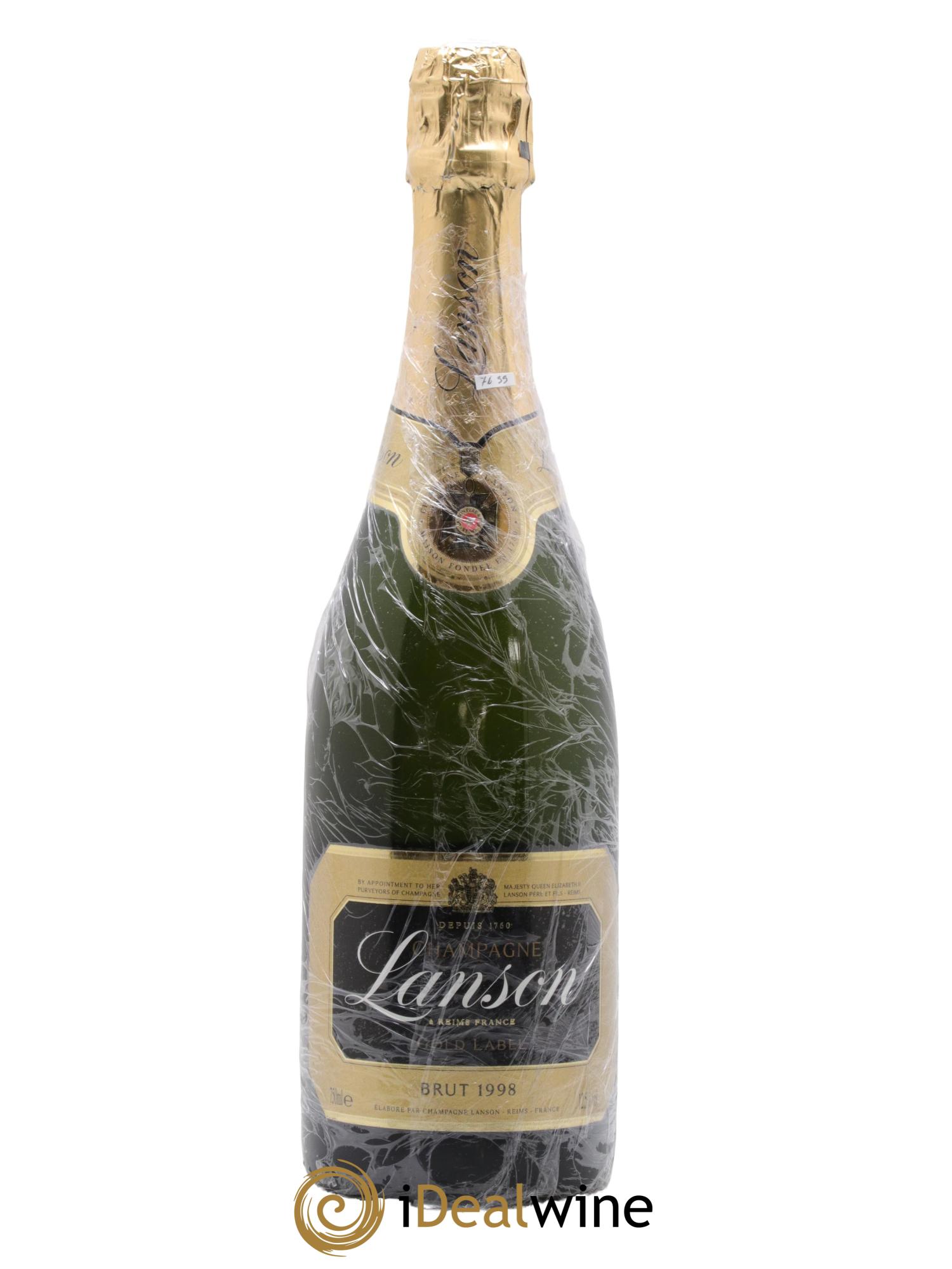 Gold Label Lanson 1998 - Lotto di 1 bottiglia - 0