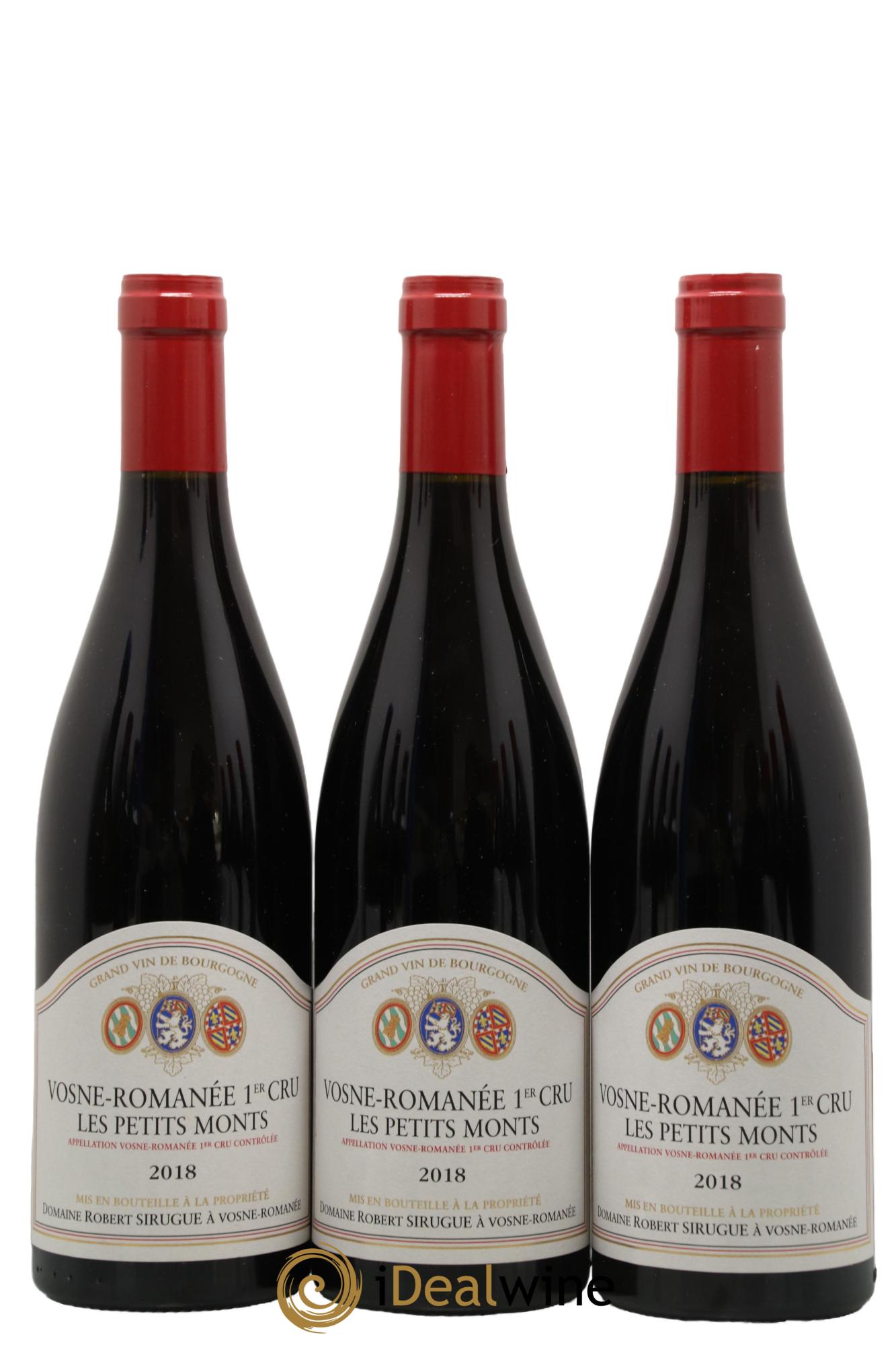 Vosne-Romanée 1er Cru Les Petits Monts Robert Sirugue (Domaine) 2018 - Lotto di 3 bottiglie - 0