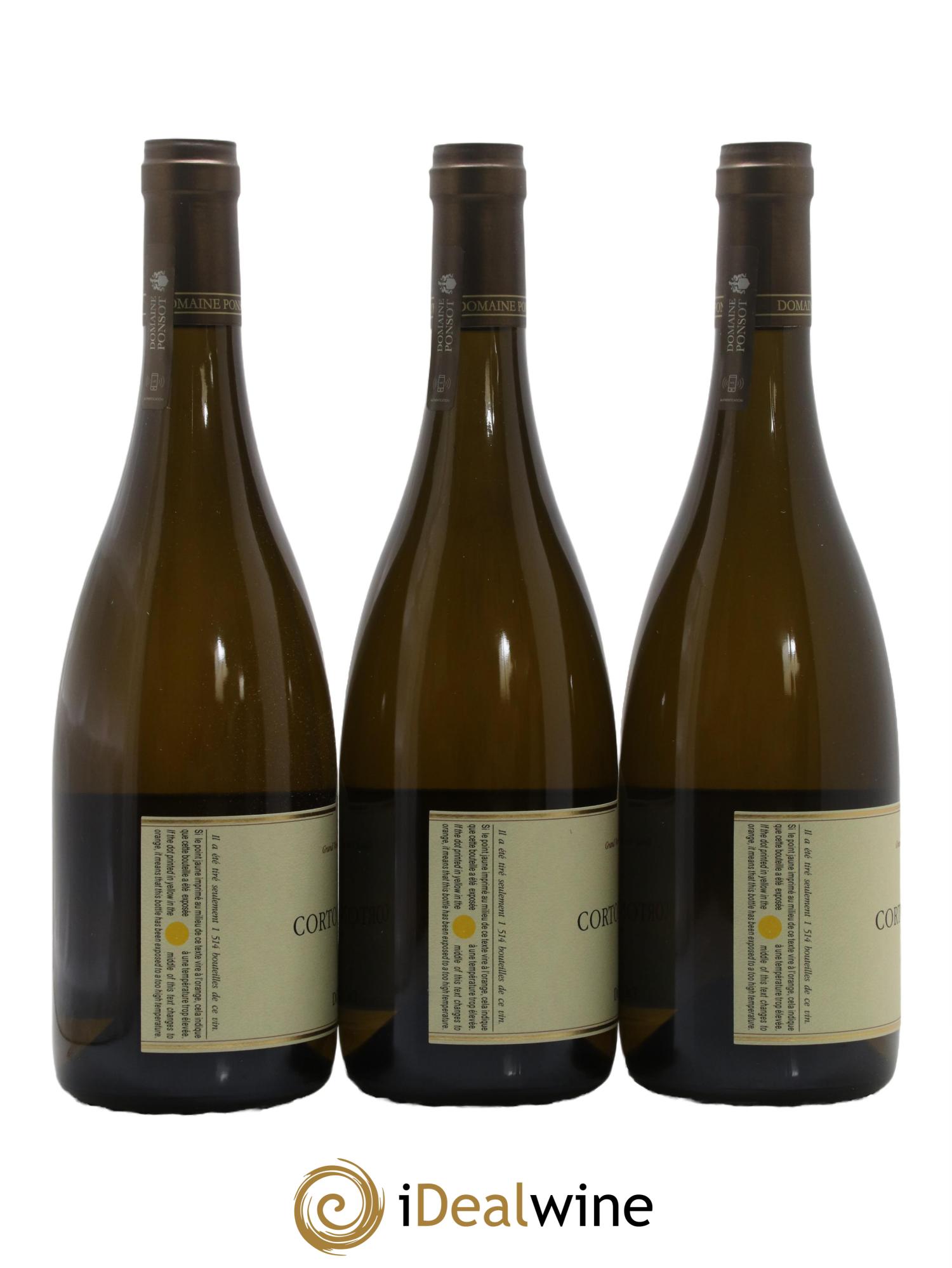 Corton-Charlemagne Grand Cru Ponsot (Domaine) 2017 - Lot de 3 bouteilles - 1