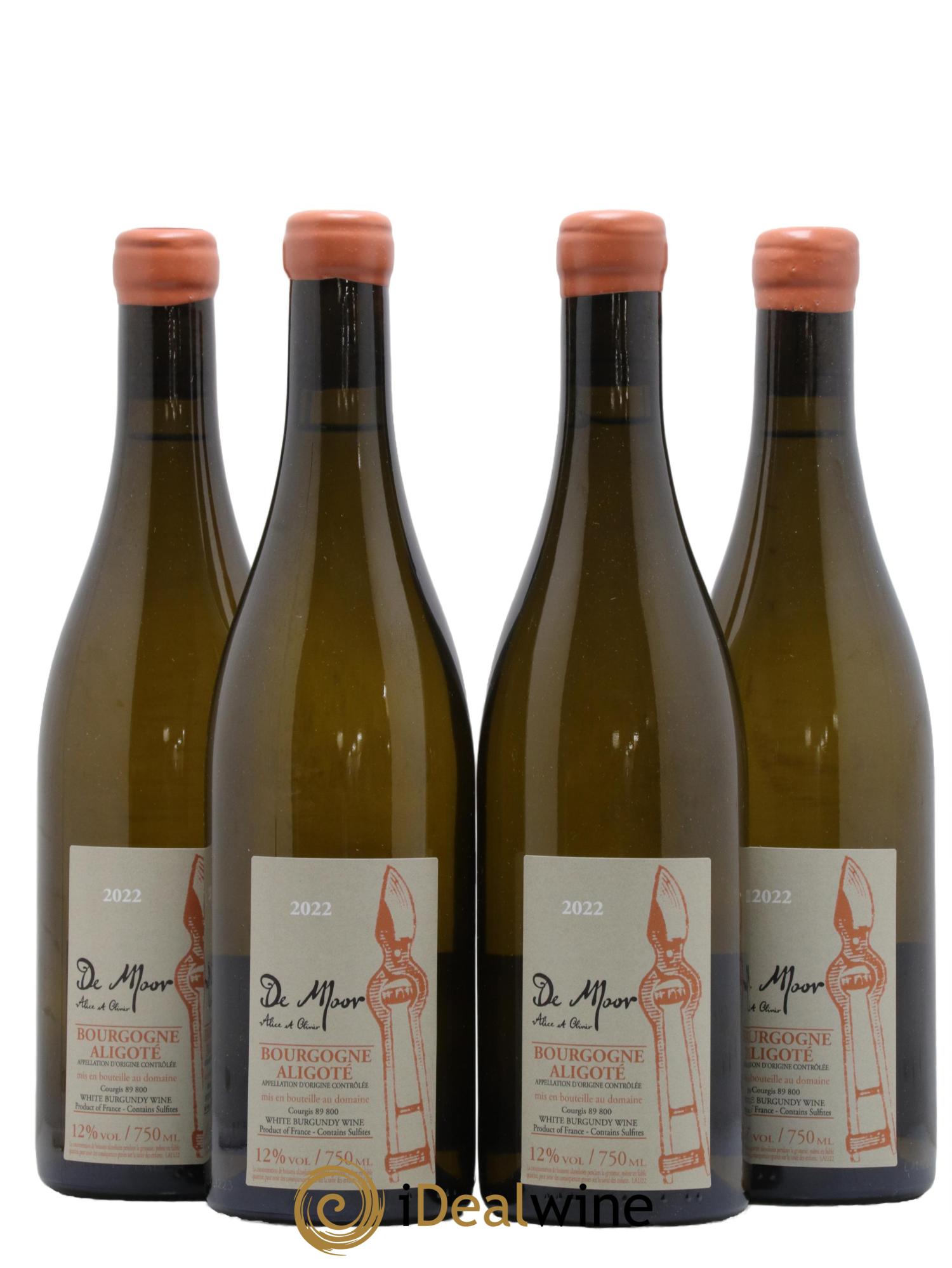 Bourgogne Aligoté Alice et Olivier De Moor  2022 - Lot of 4 bottles - 0