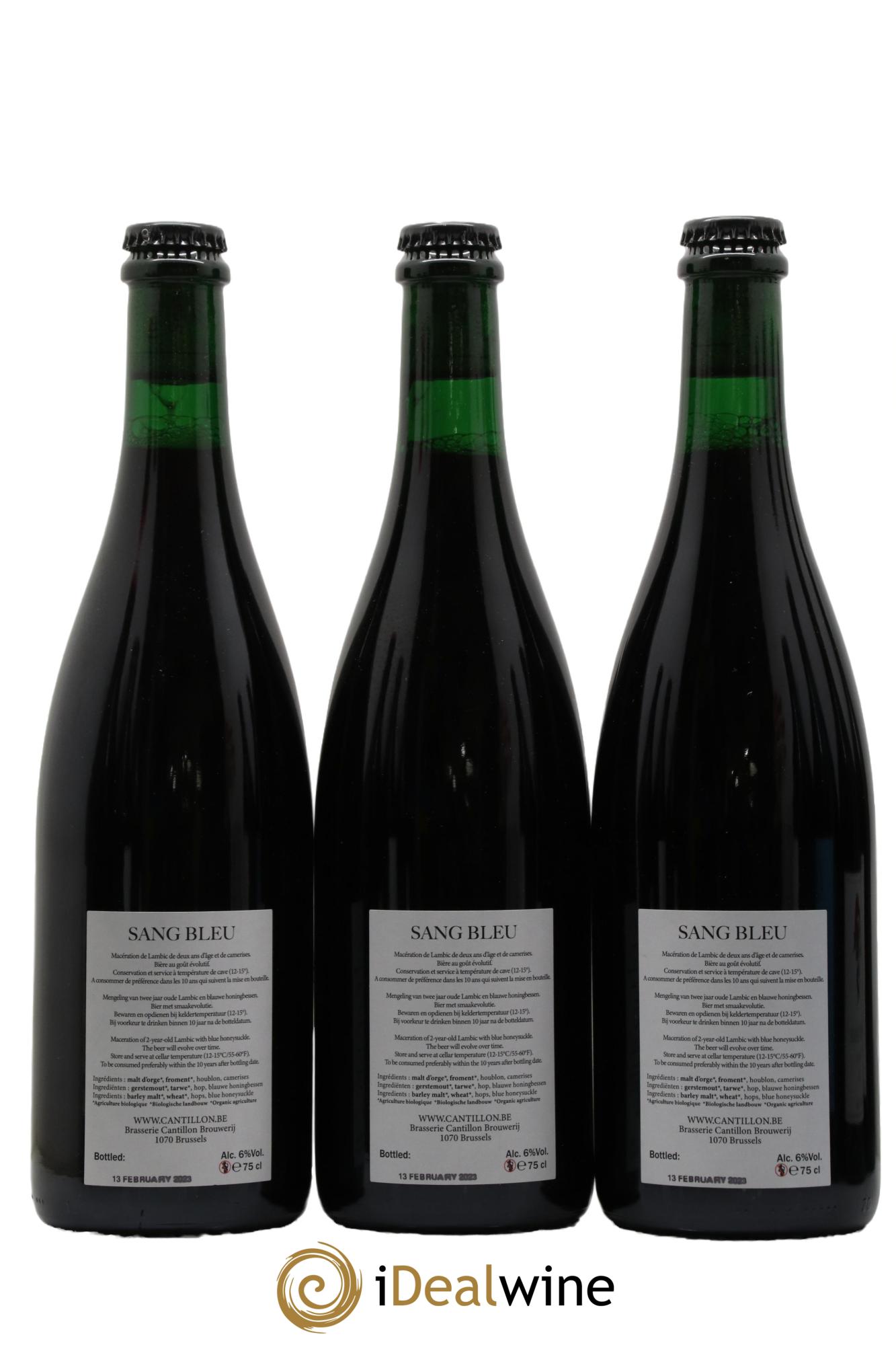 Bière Sang Bleu Cantillon - Posten von 3 Flaschen - 1