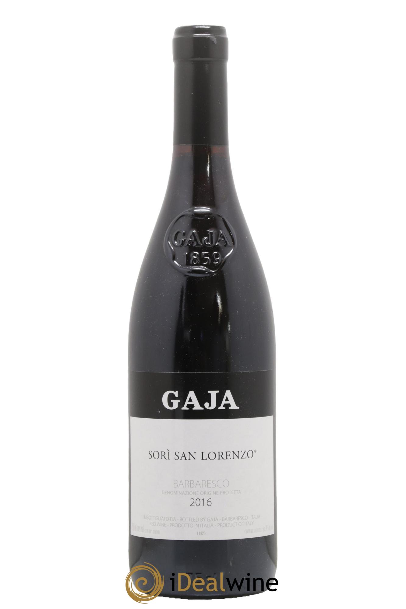 Barbaresco DOCG Sori San Lorenzo Angelo Gaja 2016 - Posten von 1 Flasche - 0