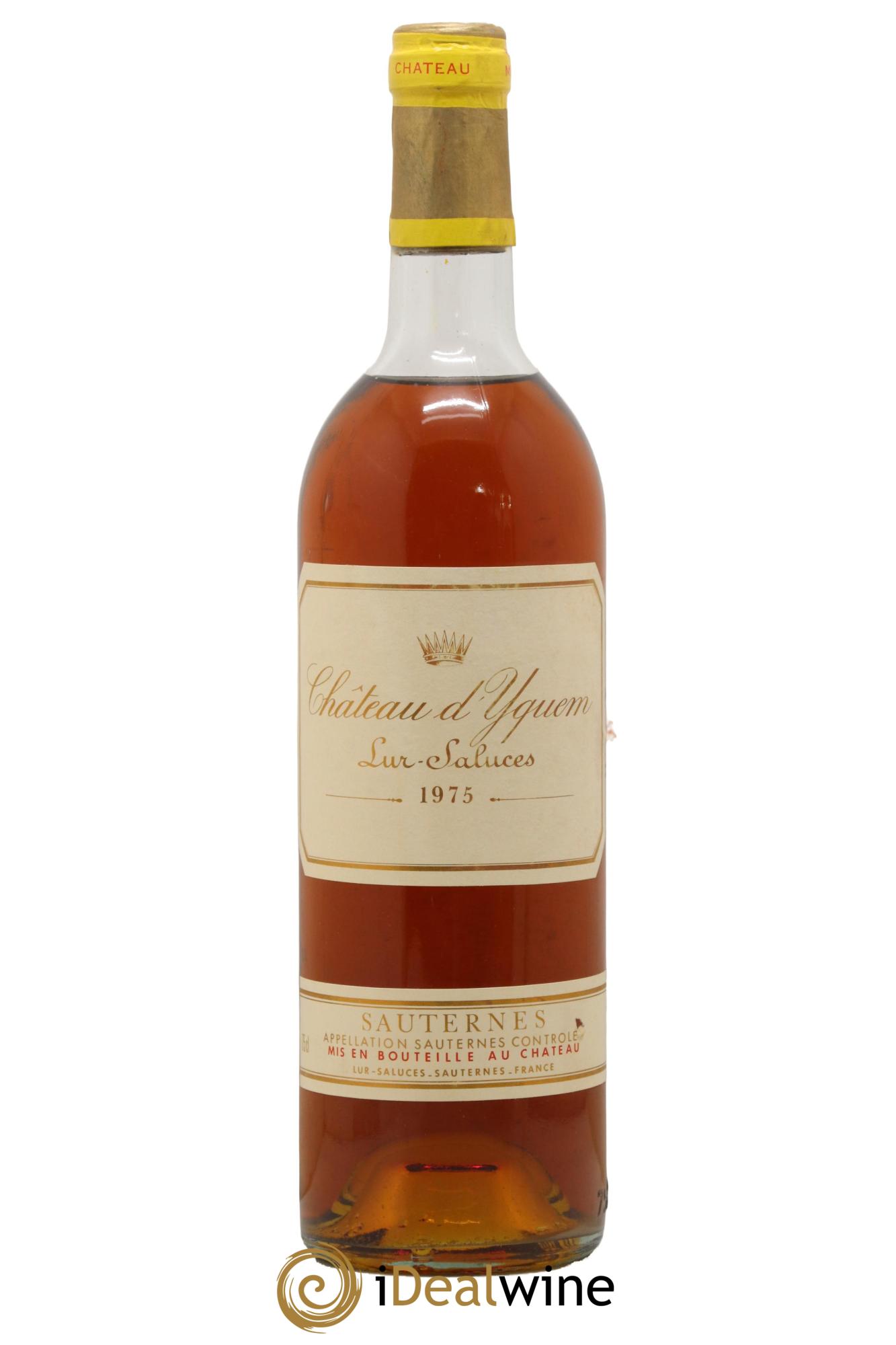 Château d' Yquem 1er Cru Classé Supérieur  1975 - Posten von 1 Flasche - 0