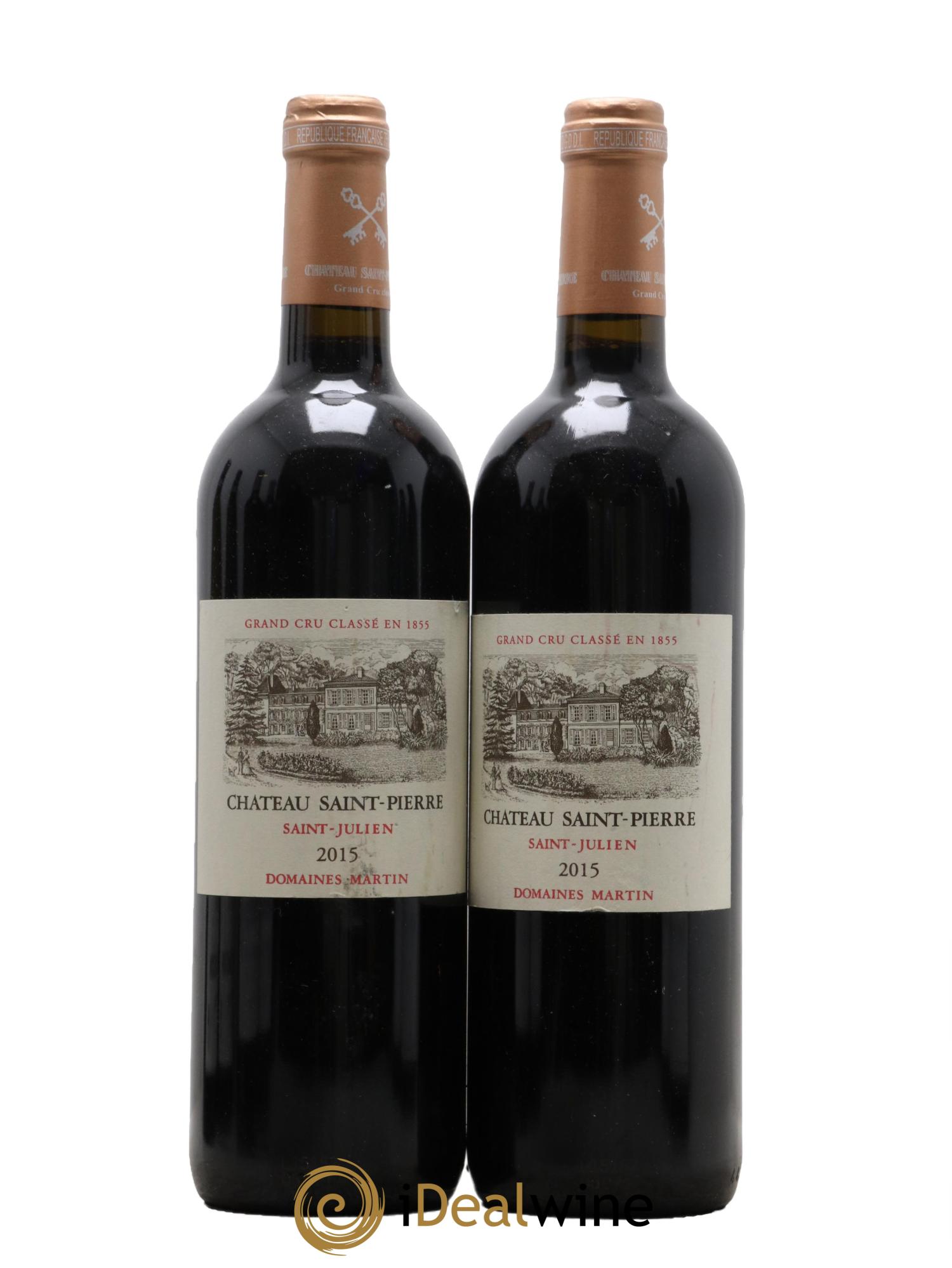 Château Saint-Pierre 4ème Grand Cru Classé  2015 - Lot of 2 bottles - 0