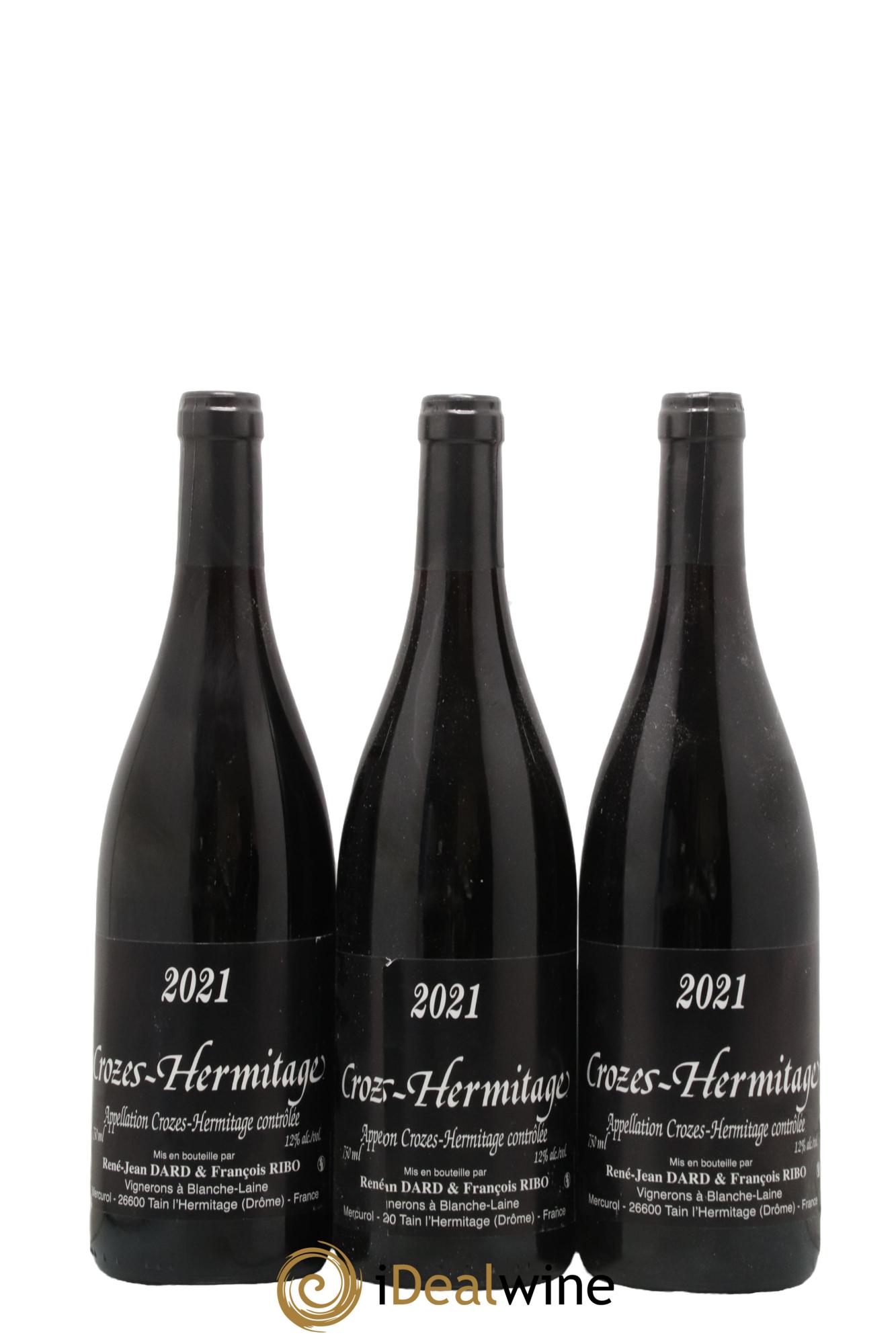 Crozes-Hermitage Dard et Ribo (Domaine) 2021 - Lot of 3 bottles - 0