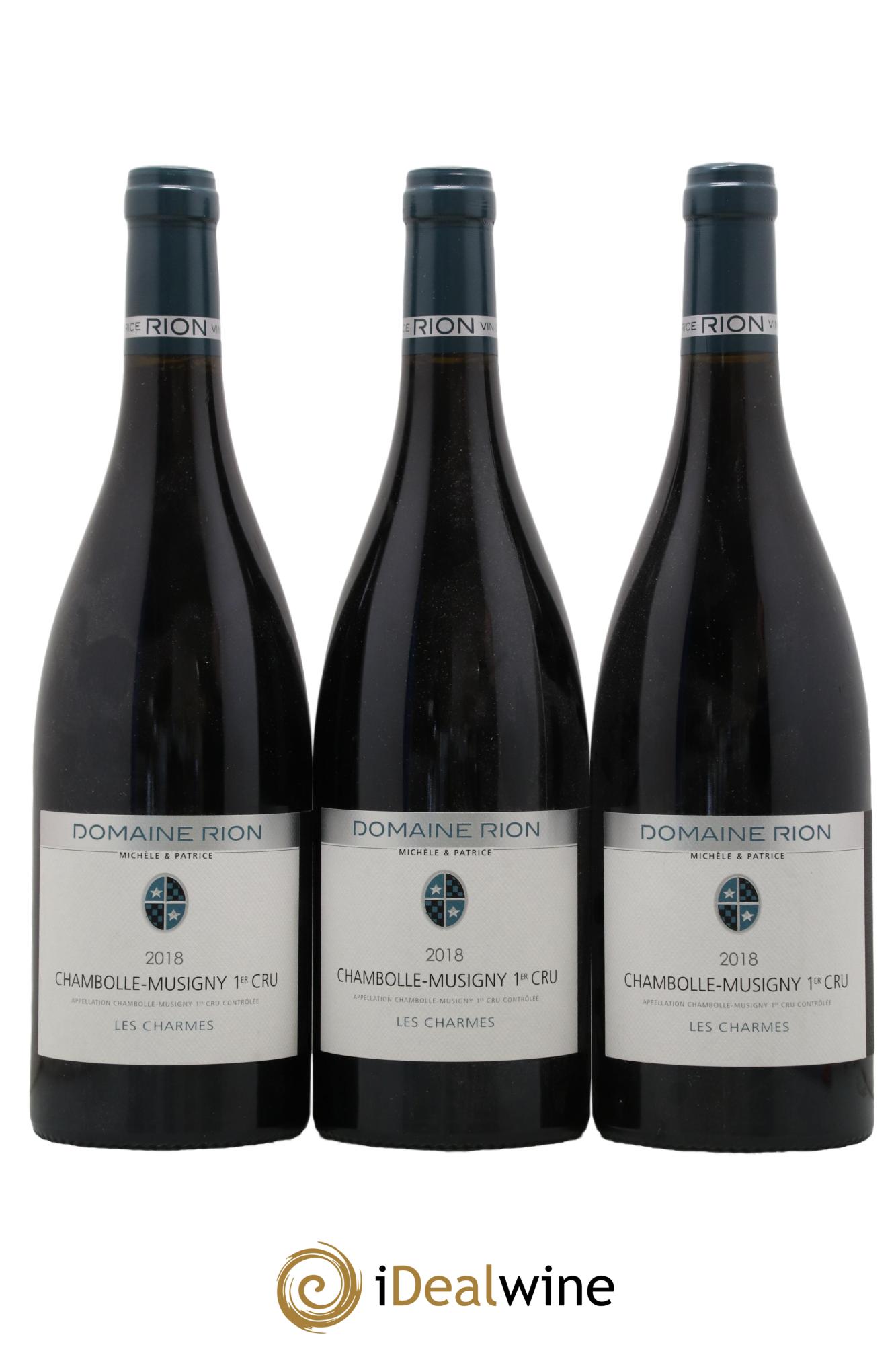 Chambolle-Musigny 1er Cru Les Charmes Patrice Rion (Domaine) 2018 - Posten von 3 Flaschen - 0