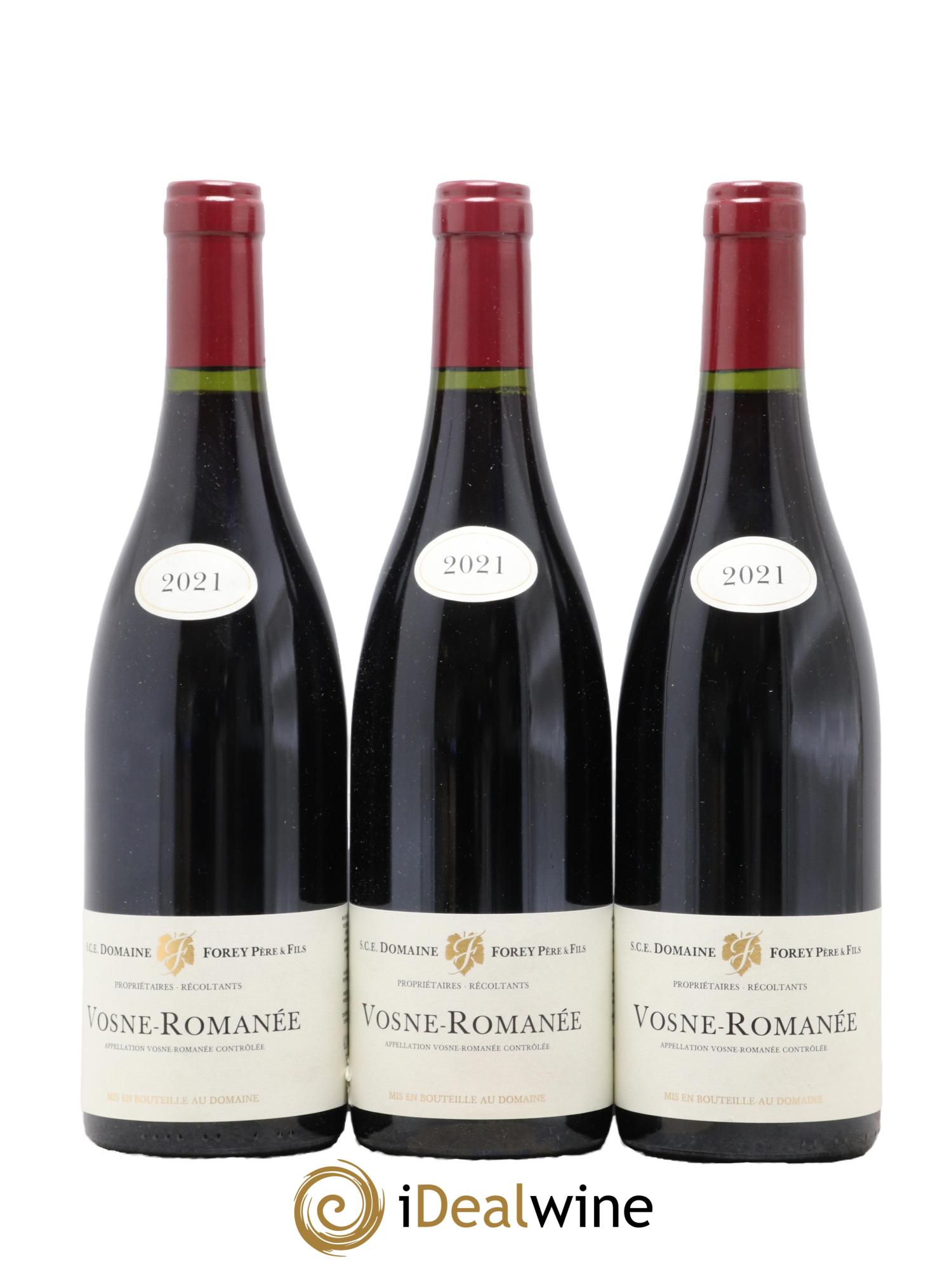 Vosne-Romanée Forey Père et Fils (Domaine) 2021 - Lot of 3 bottles - 0