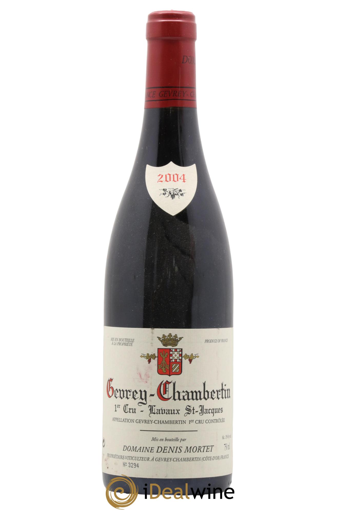 Gevrey-Chambertin 1er Cru Lavaux Saint Jacques Denis Mortet (Domaine) 2004 - Lotto di 1 bottiglia - 0