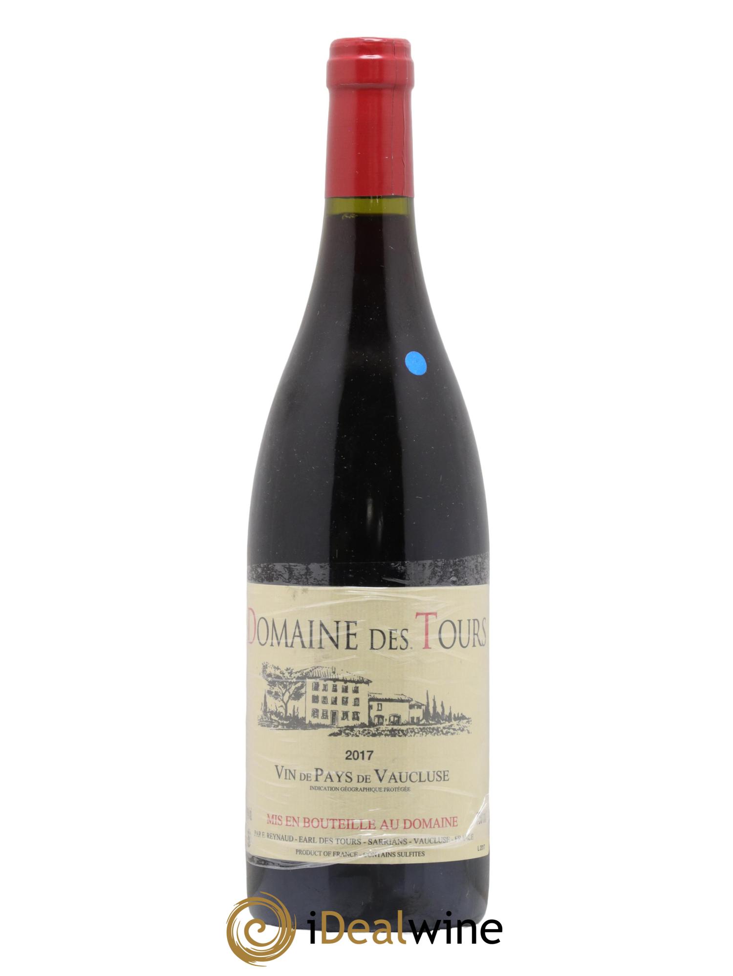 IGP Vaucluse (Vin de Pays de Vaucluse) Domaine des Tours Emmanuel Reynaud  2017 - Lot de 1 bouteille - 0