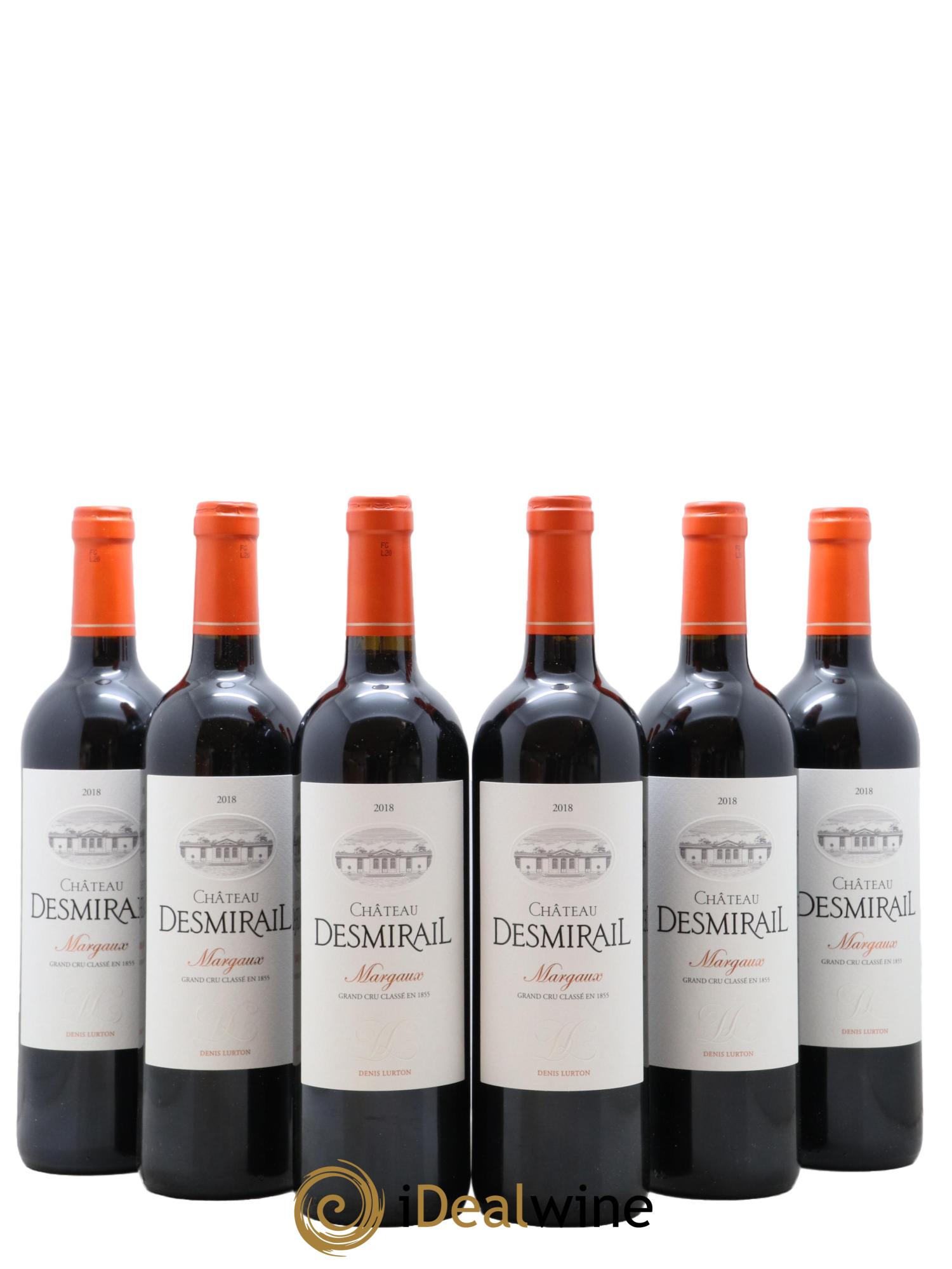 Château Desmirail 3ème Grand Cru Classé  2018 - Posten von 6 Flaschen - 0