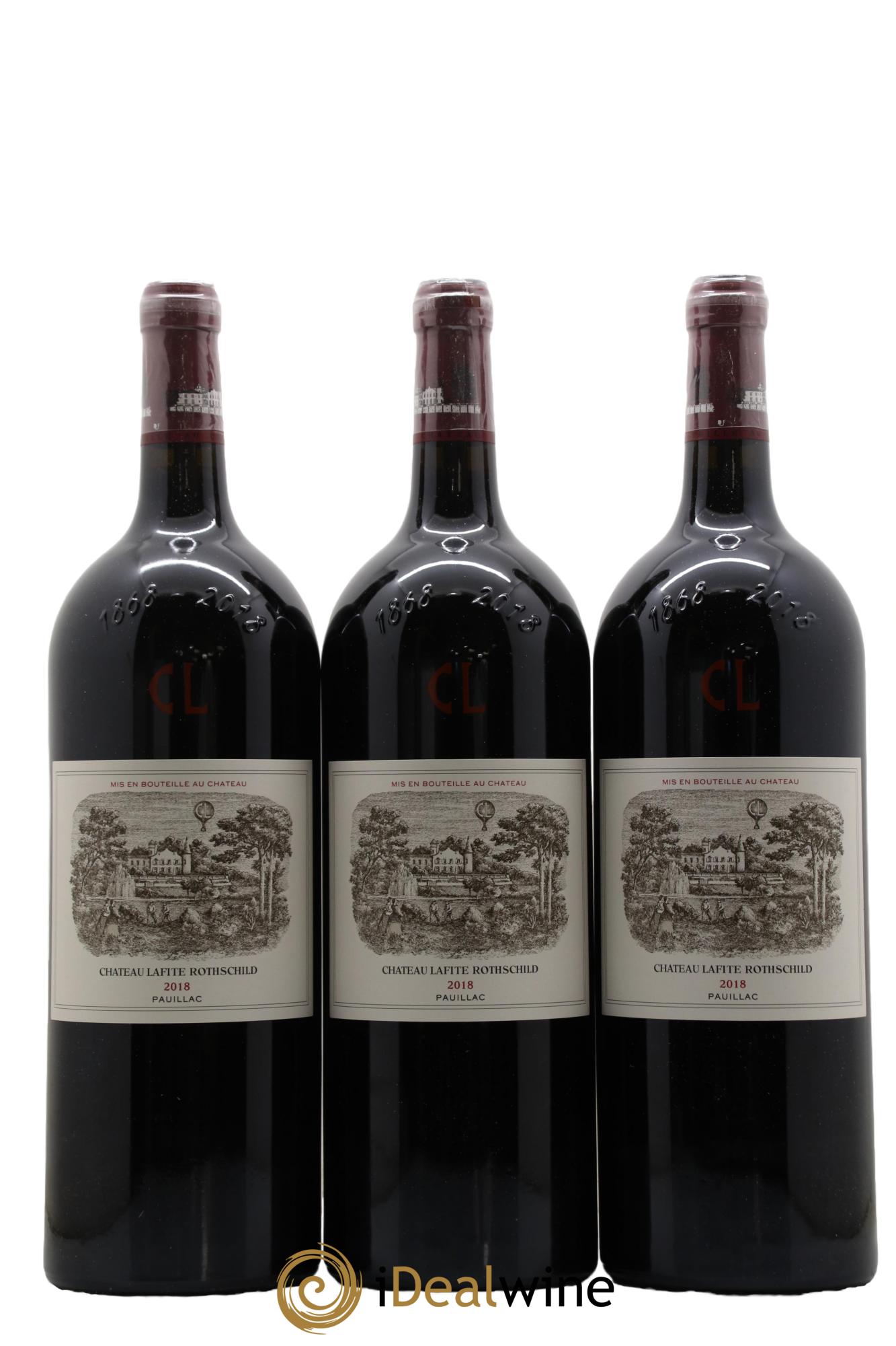 Château Lafite Rothschild 1er Grand Cru Classé  2018 - Lotto di 3 magnum - 0