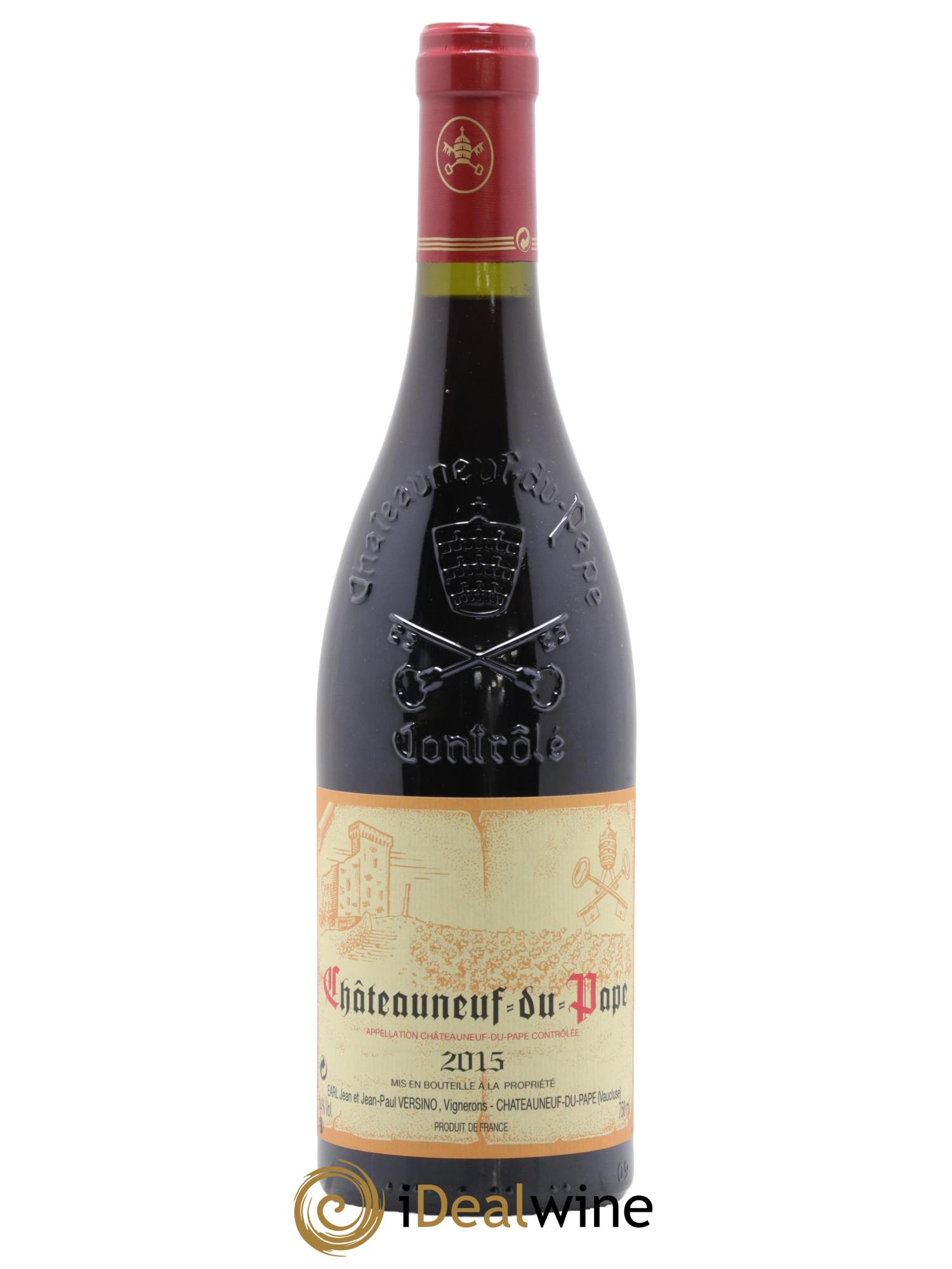 Châteauneuf-du-Pape Jean et Jean-Paul Versino 2015 - Posten von 1 Flasche - 0