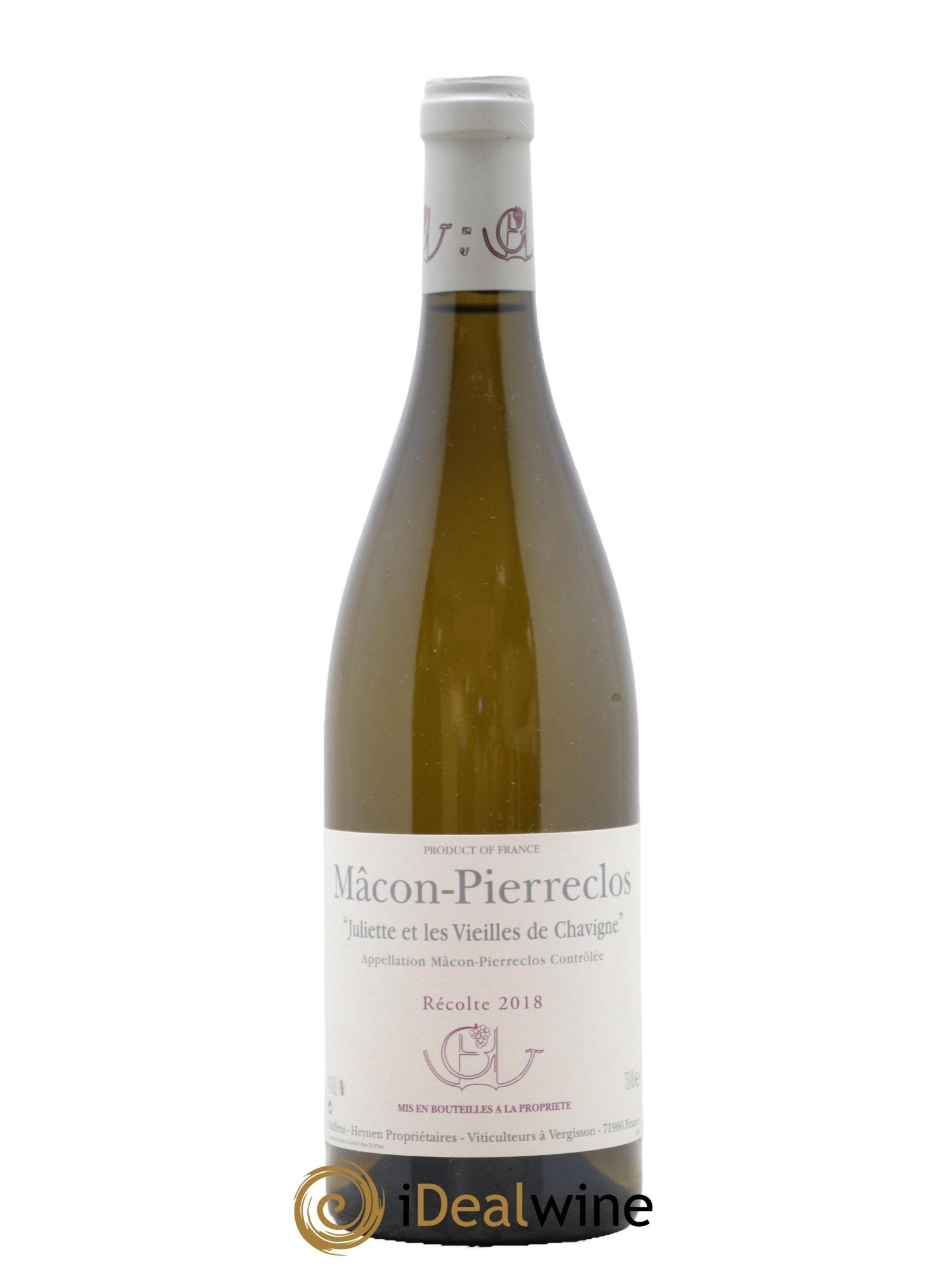 Mâcon-Pierreclos Juliette et Les Vieilles de Chavigne Guffens-Heynen 2018 - Posten von 1 Flasche - 0