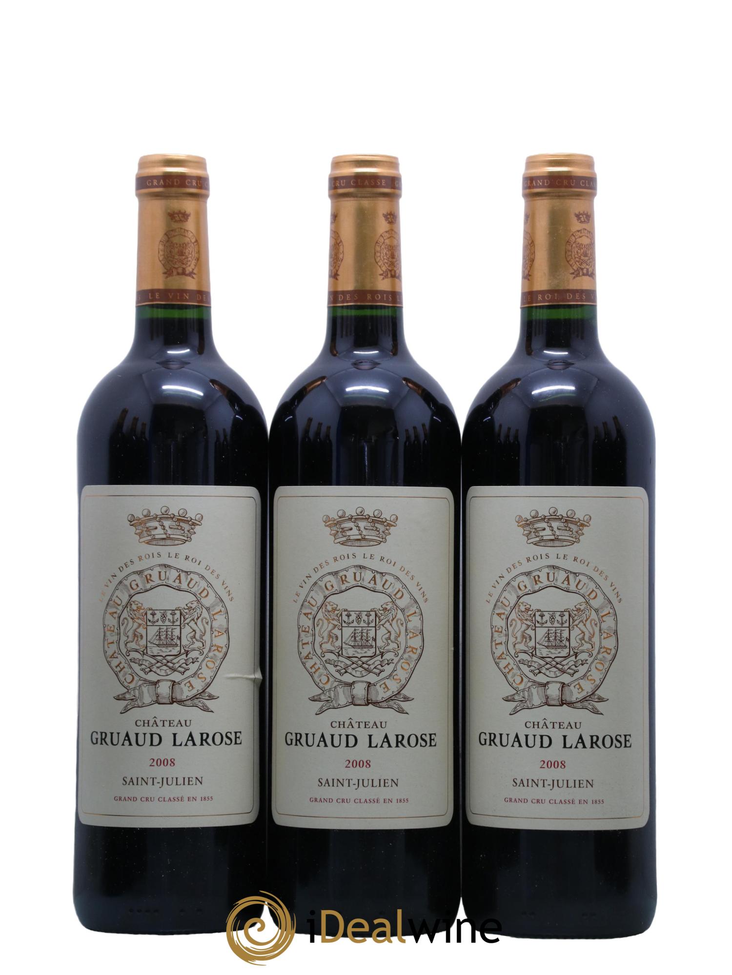 Château Gruaud Larose 2ème Grand Cru Classé  2008 - Lotto di 12 bottiglie - 2