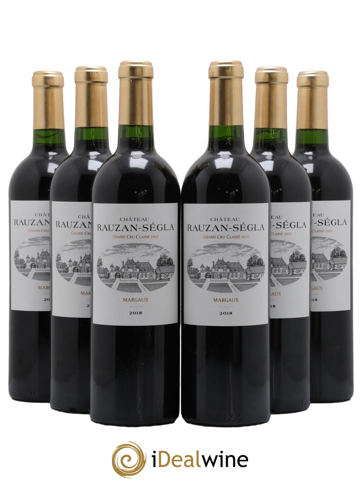 Château Rauzan Ségla Grand Cru Classé 2018 - Lot de 6 bouteilles - 0