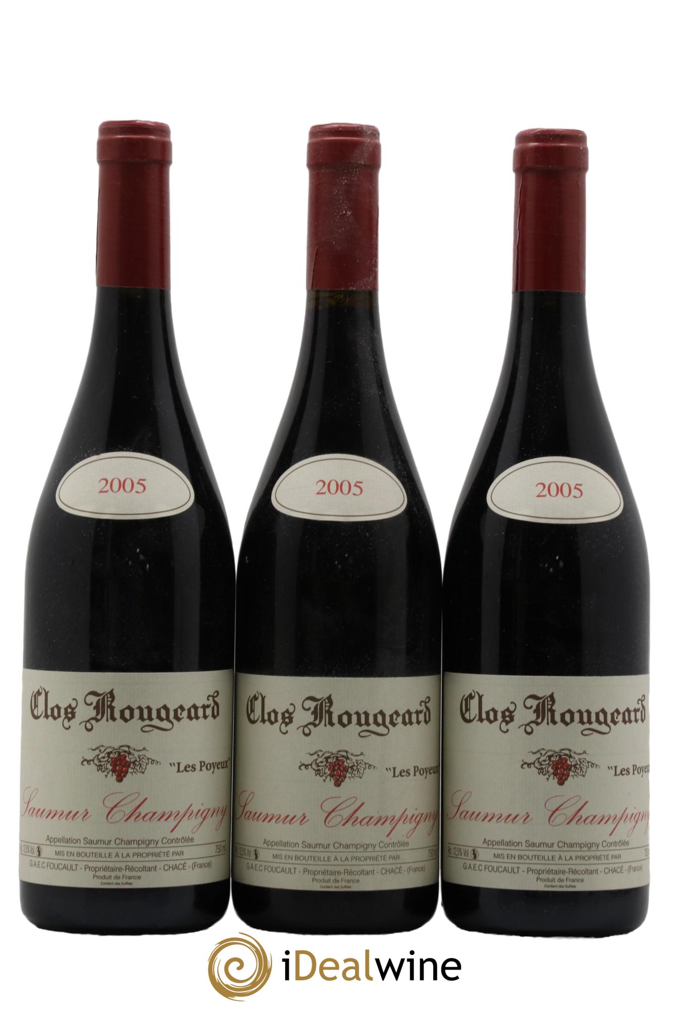 Saumur-Champigny Les Poyeux Clos Rougeard 2005 - Lotto di 3 bottiglie - 0