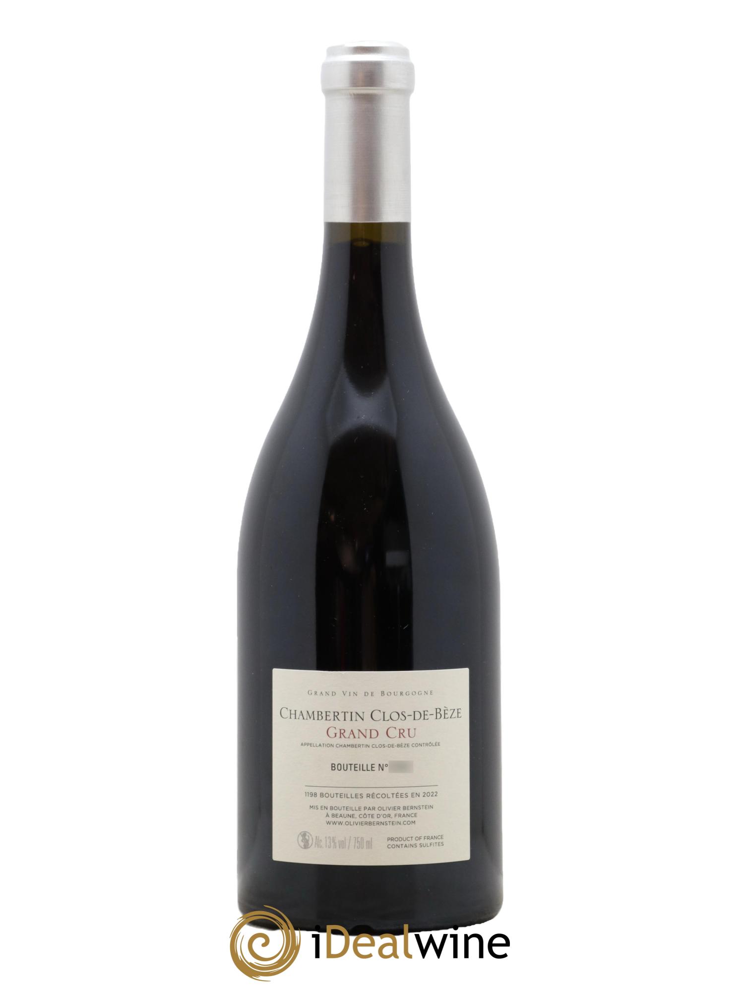 Chambertin Clos de Bèze Grand Cru Olivier Bernstein 2022 - Posten von 1 Flasche - 1