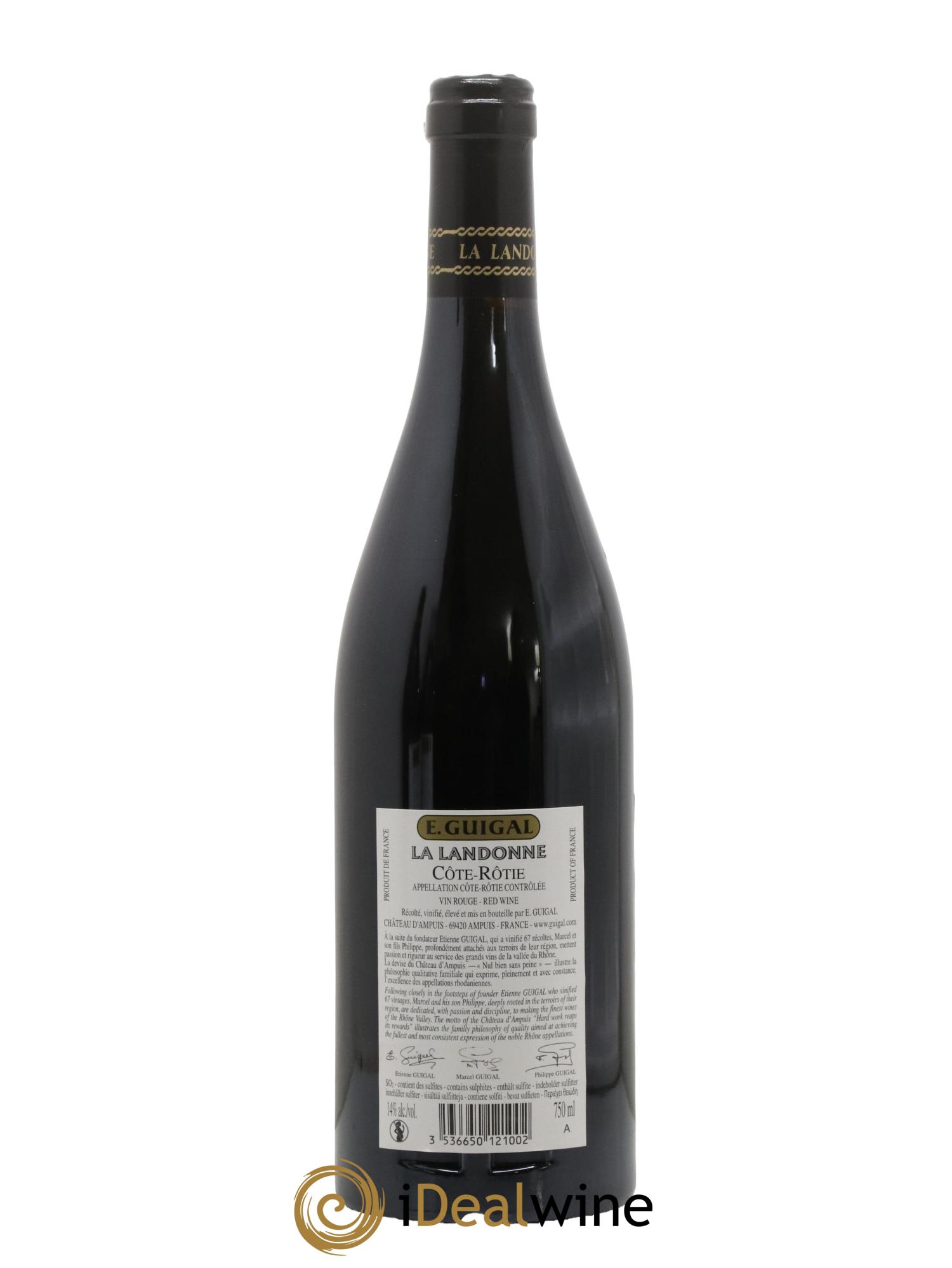 Côte-Rôtie La Landonne Guigal 2015 - Lot de 1 bouteille - 1