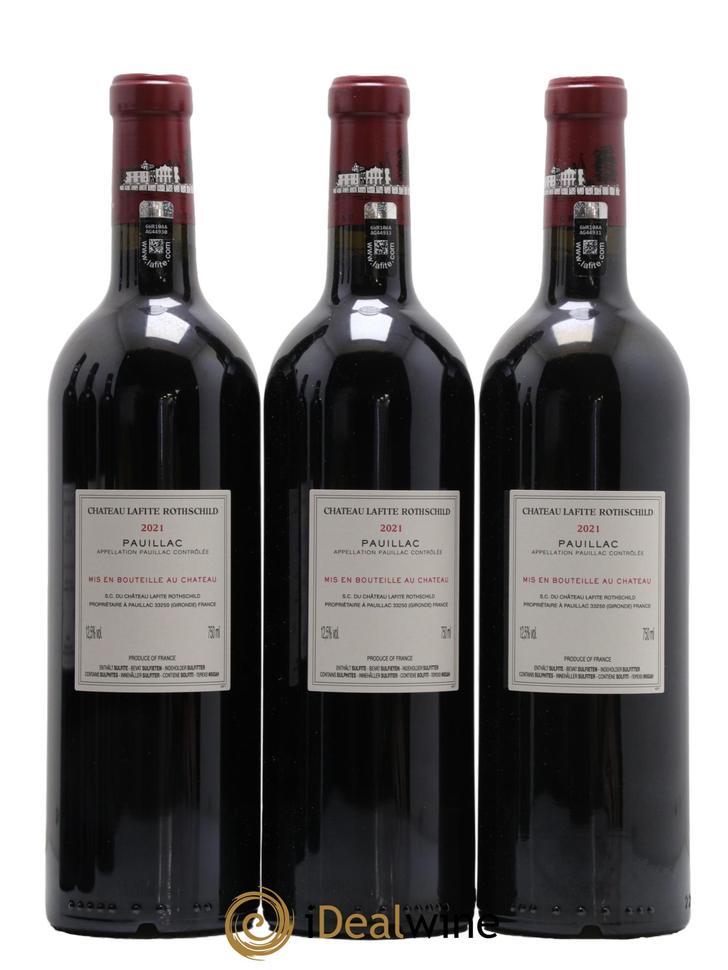 Château Lafite Rothschild 1er Grand Cru Classé 2021 - Lot de 6 bouteilles - 4