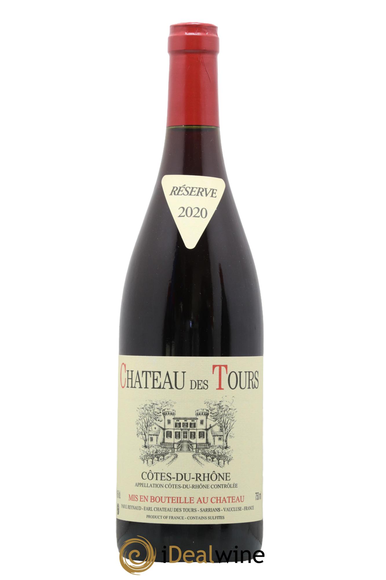 Côtes du Rhône Château des Tours Emmanuel Reynaud 2020 - Lot of 1 bottle - 0