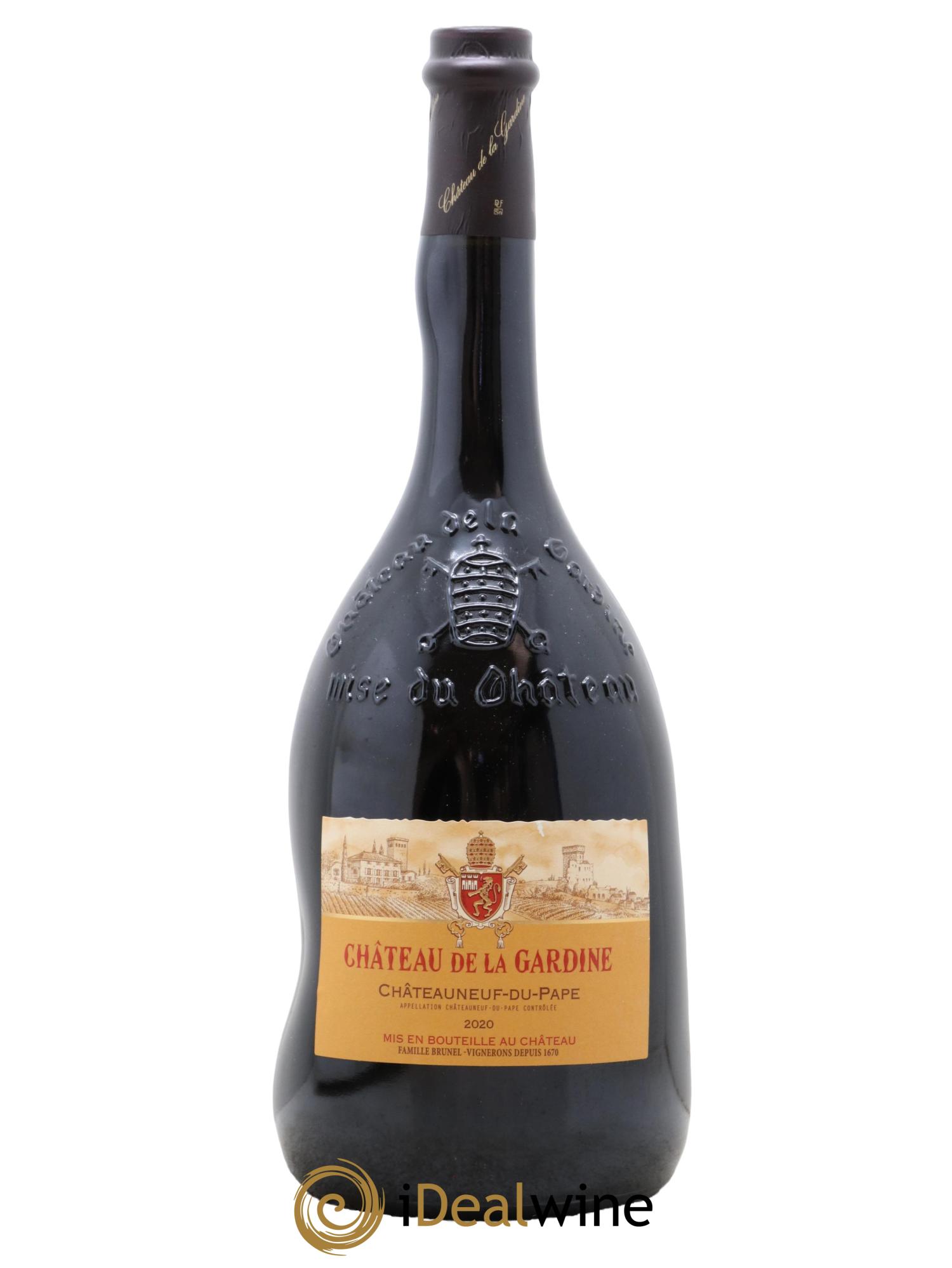 Châteauneuf-du-Pape Château de La Gardine Famille Brunel  2020 - Lot of 1 magnum - 0