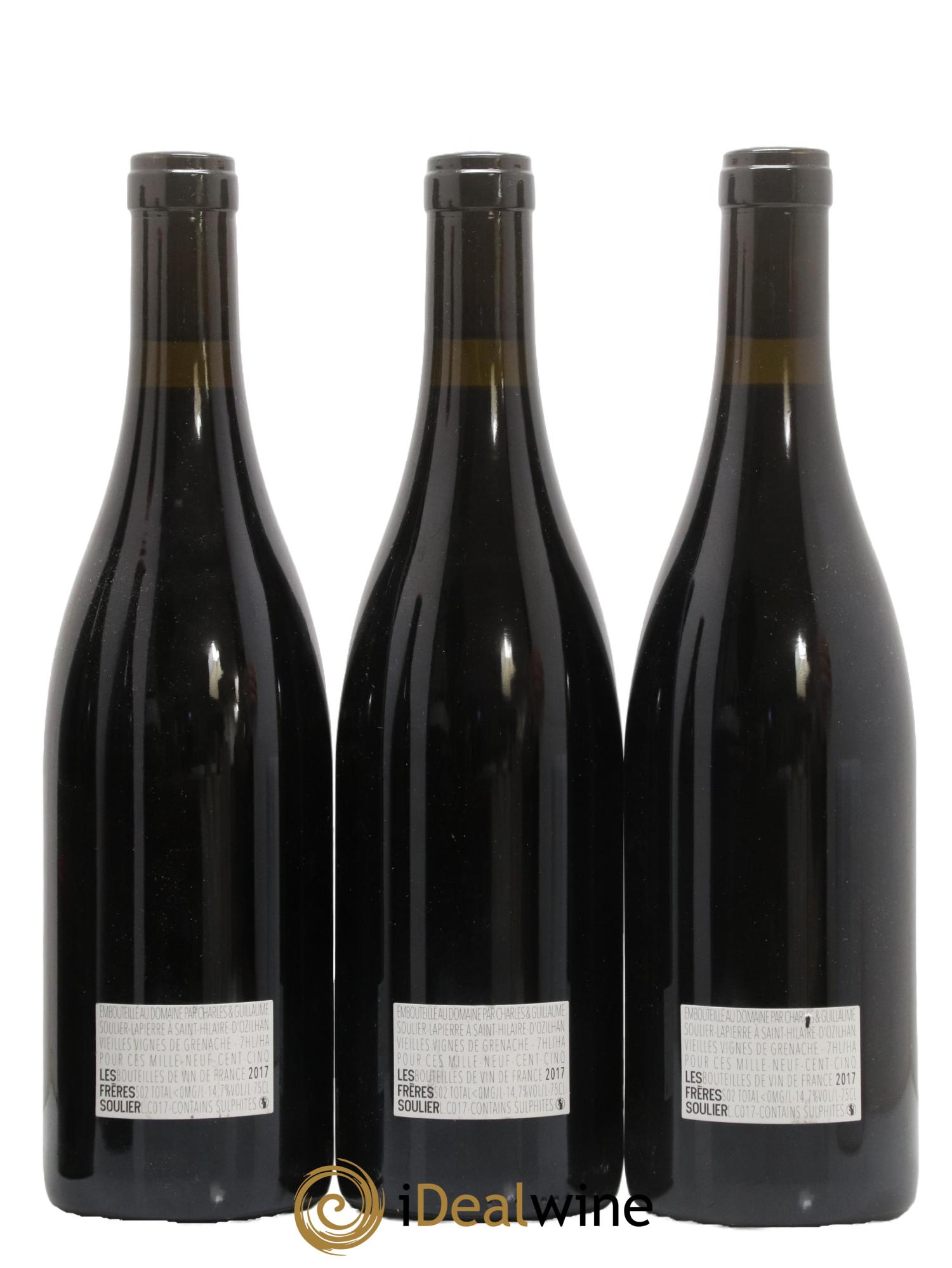 Vin de France Coulures Les Frères Souliers 2017 - Lot de 3 bouteilles - 1