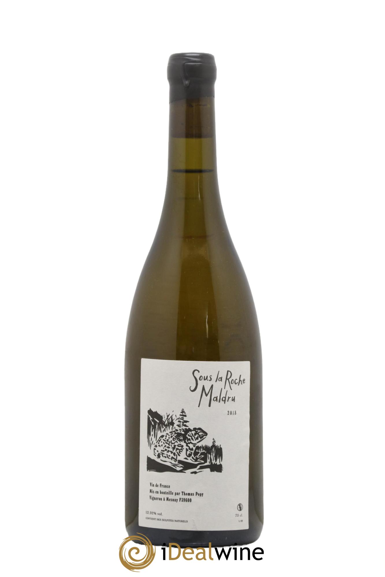 Vin de France Savagnin Sous la Roche Maldru Thomas Popy 2018 - Lotto di 1 bottiglia - 0