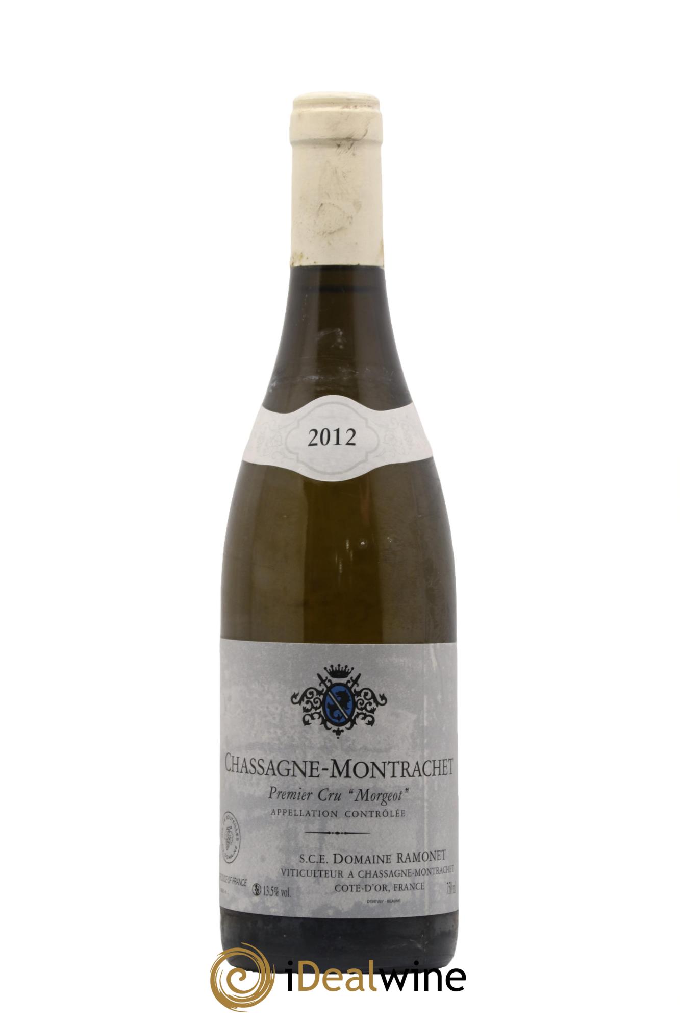 Chassagne-Montrachet 1er Cru Morgeot Ramonet (Domaine) 2012 - Lot of 1 bottle - 0