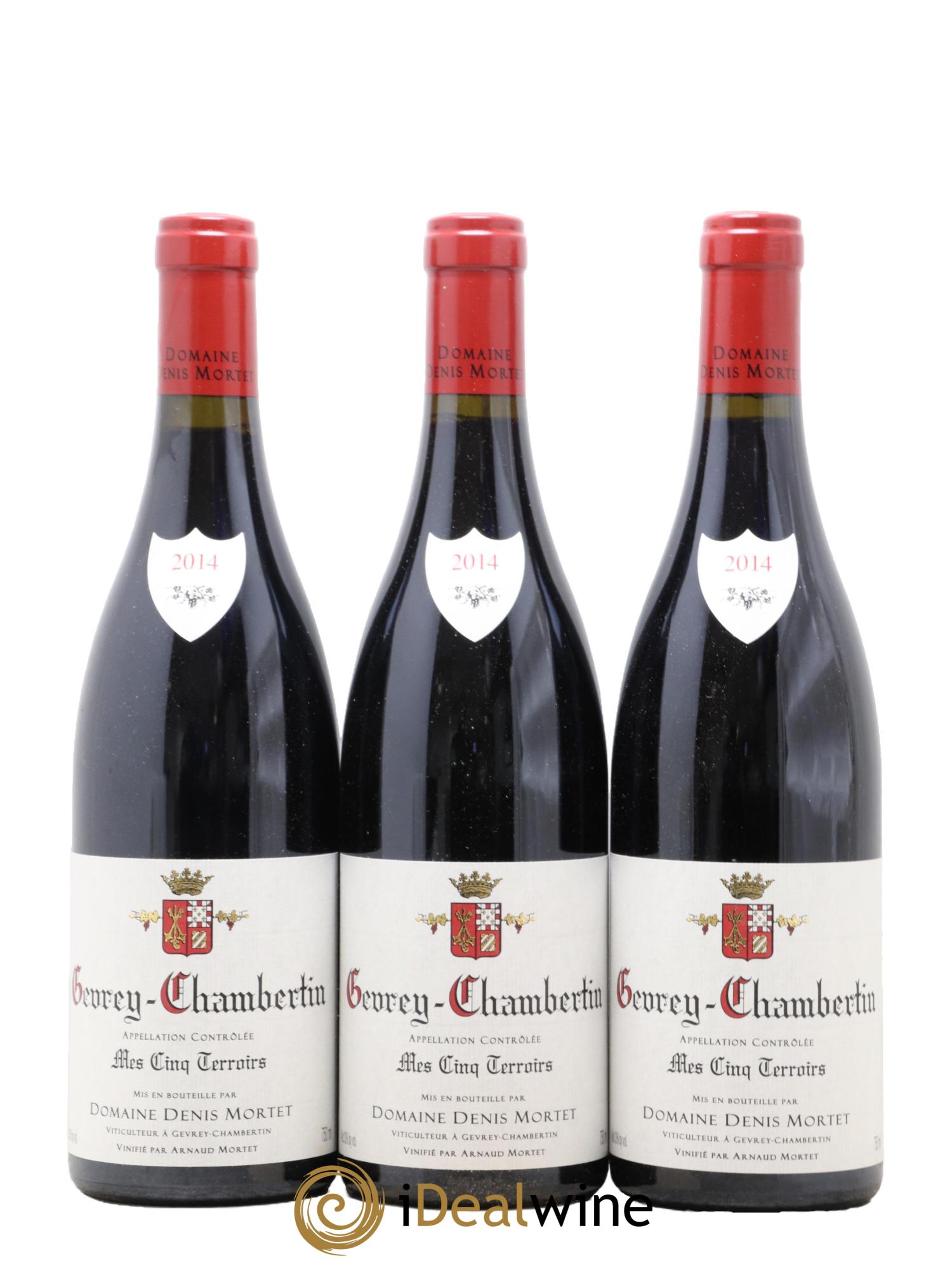 Gevrey-Chambertin Mes Cinq Terroirs Denis Mortet (Domaine) 2014 - Lot de 3 bouteilles - 0