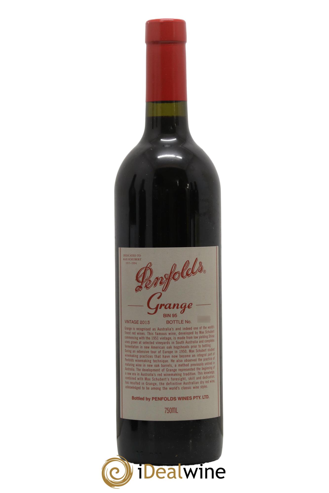 South Australia Penfolds Wines Grange 2013 - Lot of 1 bottle - 0