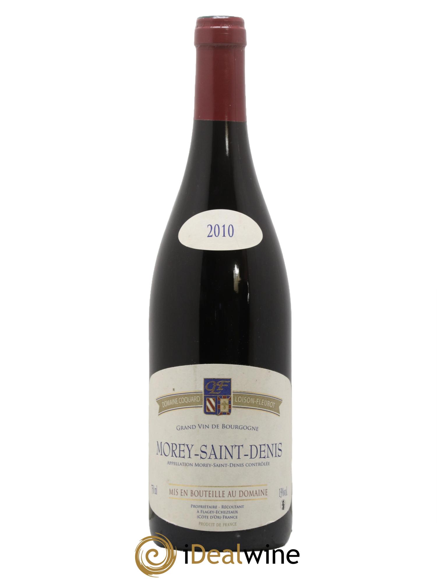 Morey Saint-Denis Domaine Coquard Loison-Fleurot 2010 - Lot de 1 bouteille - 0