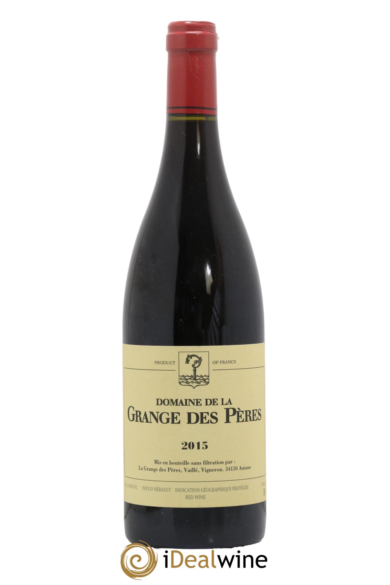 IGP Pays d'Hérault Grange des Pères Laurent Vaillé 2015 - Posten von 1 Flasche - 0