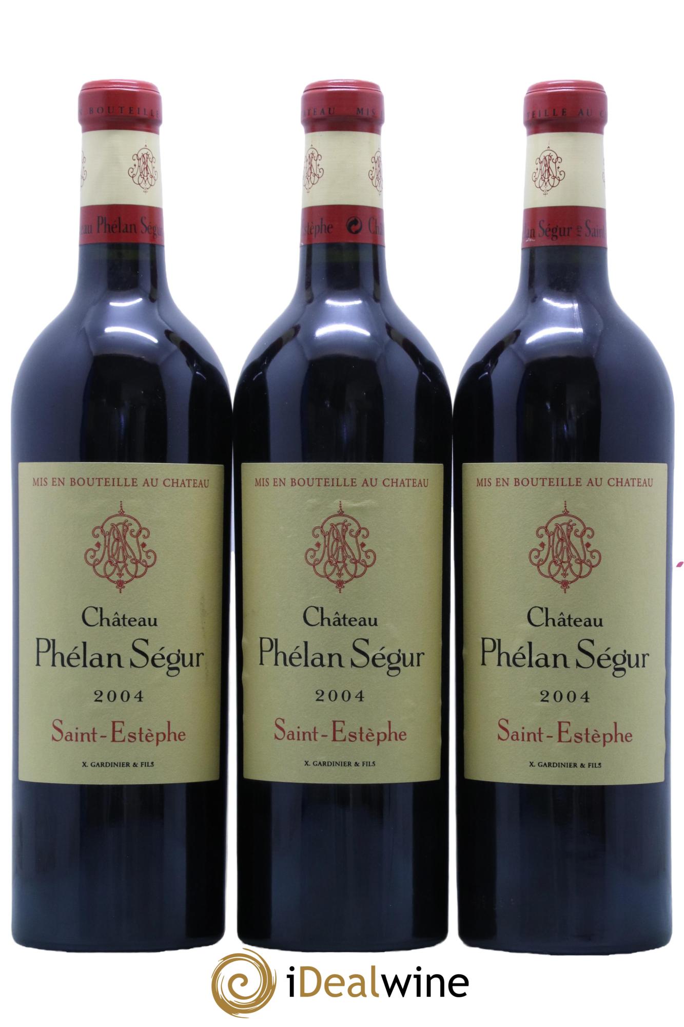 Château Phélan Ségur  2004 - Lot of 12 bottles - 1