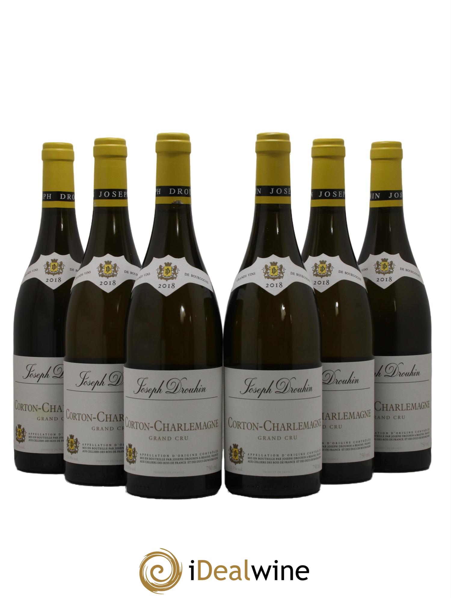 Corton-Charlemagne Grand Cru Joseph Drouhin 2018 - Posten von 6 Flaschen - 0