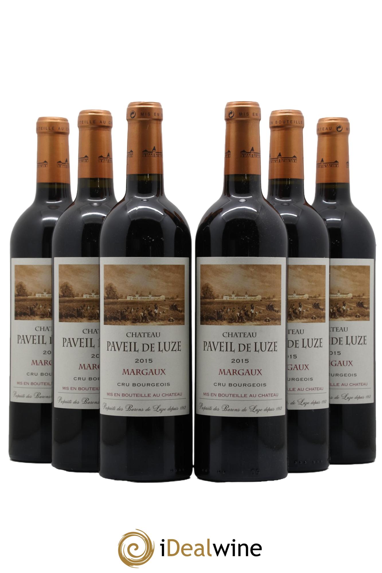 Château Paveil de Luze Cru Bourgeois 2015 - Lot de 6 bouteilles - 0