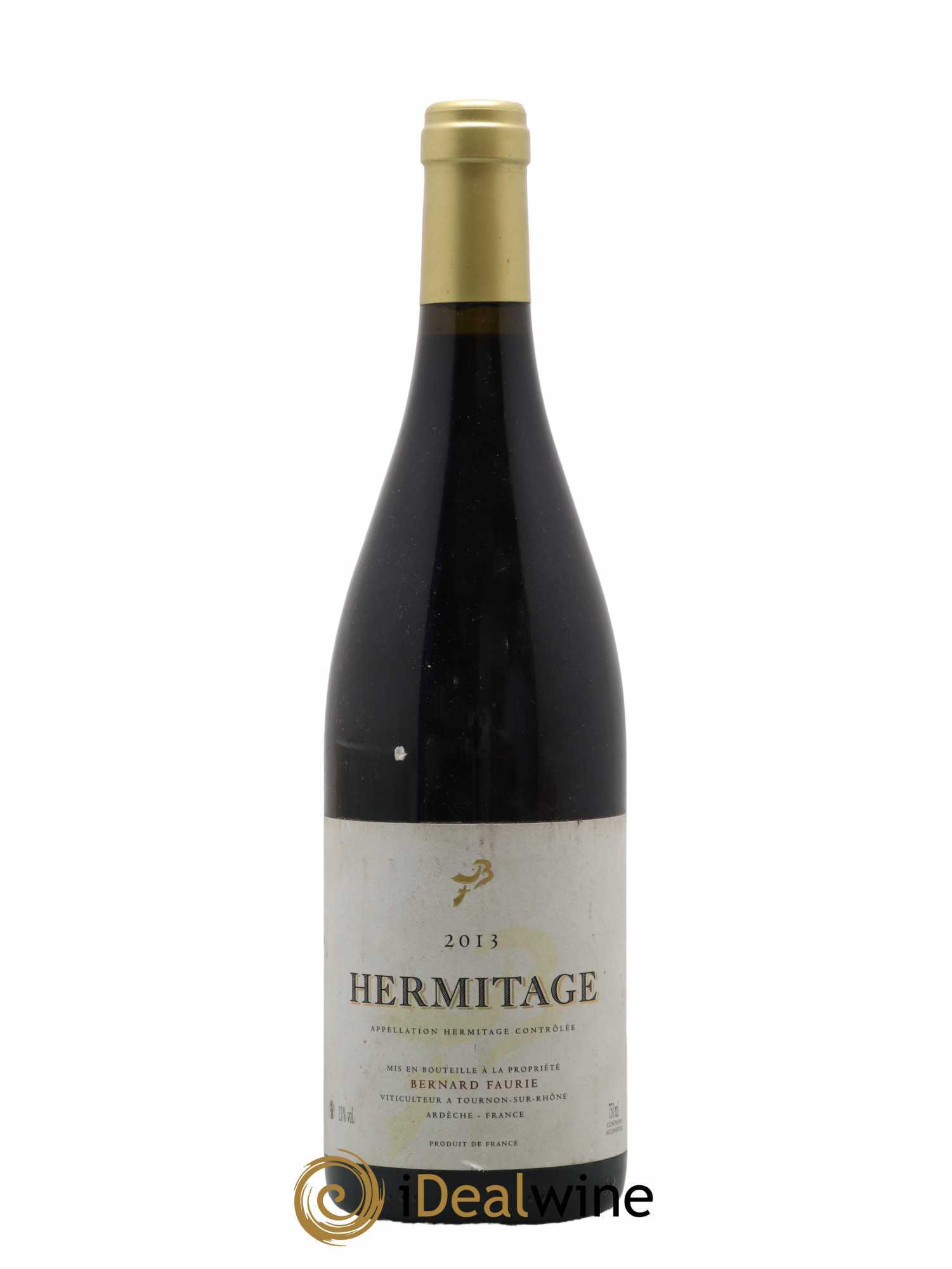 Hermitage Bernard Faurie 2013 - Lot de 1 bouteille - 0