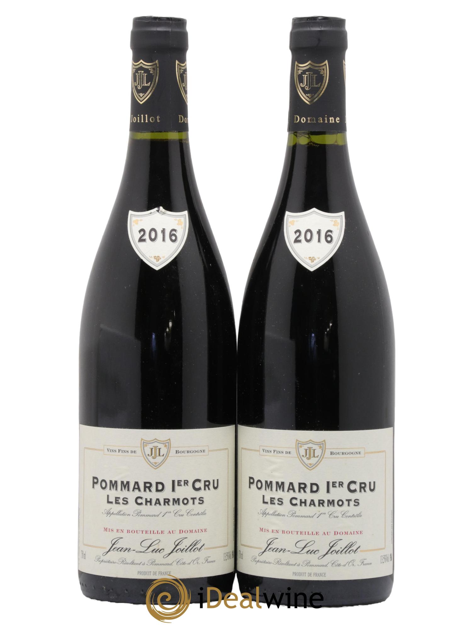 Pommard 1er Cru Les Charmots Jean-Luc Joillot 2016 - Lot de 2 bouteilles - 0