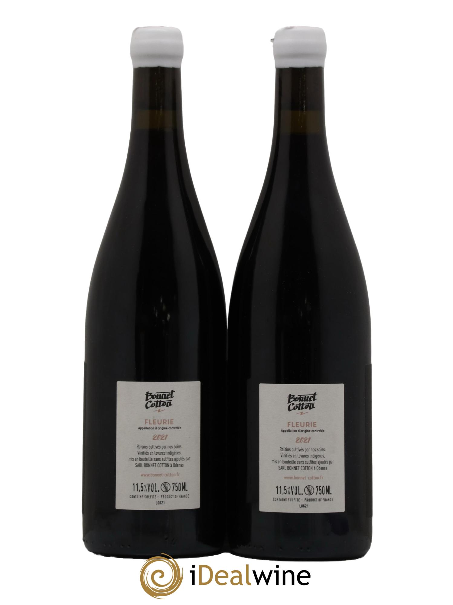 Fleurie Poncié Bonnet-Cotton (Domaine)  2021 - Lot de 2 bouteilles - 1