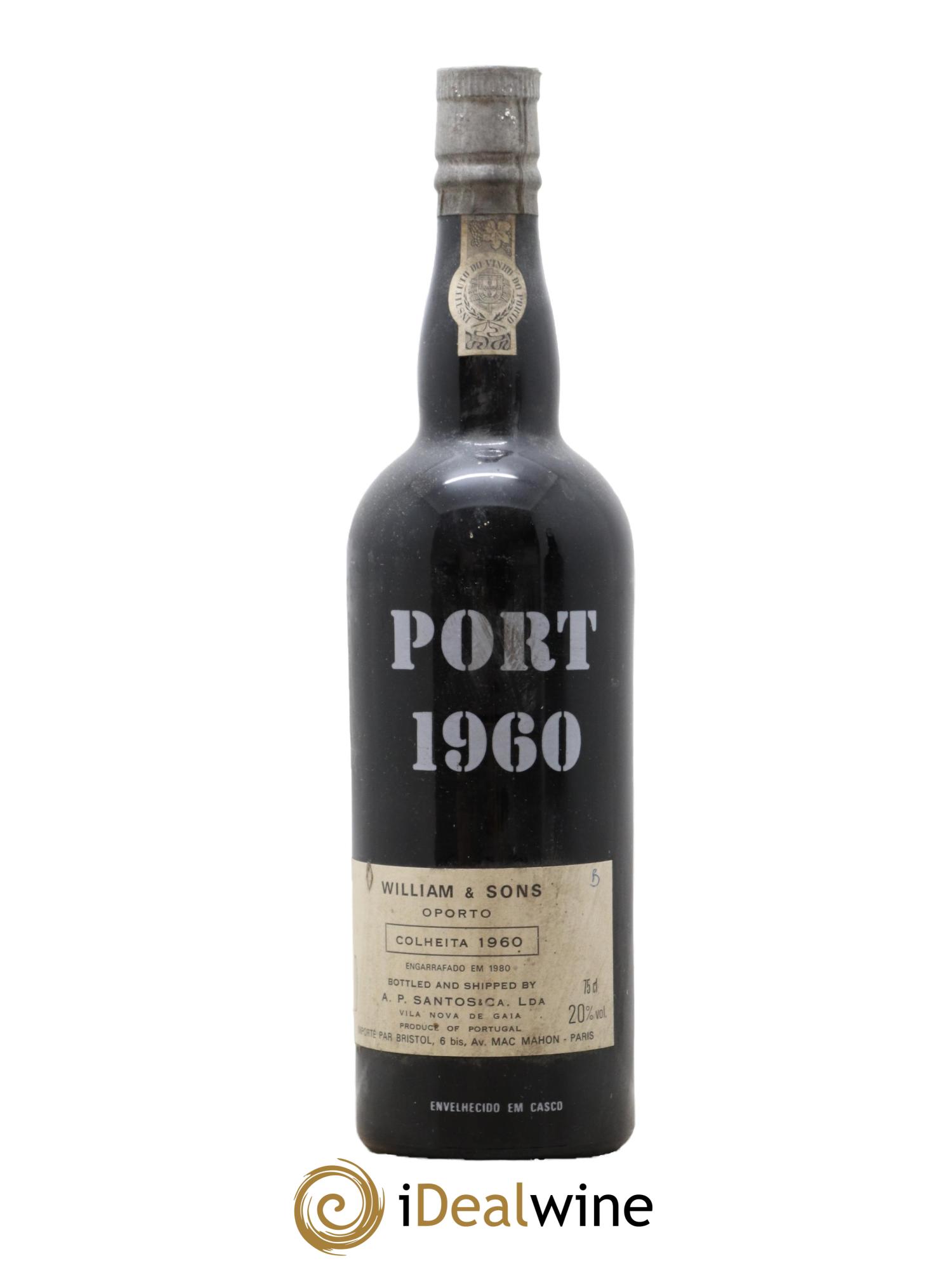 Porto Colheira Willam s And Son 1960 - Lot de 1 bouteille - 0