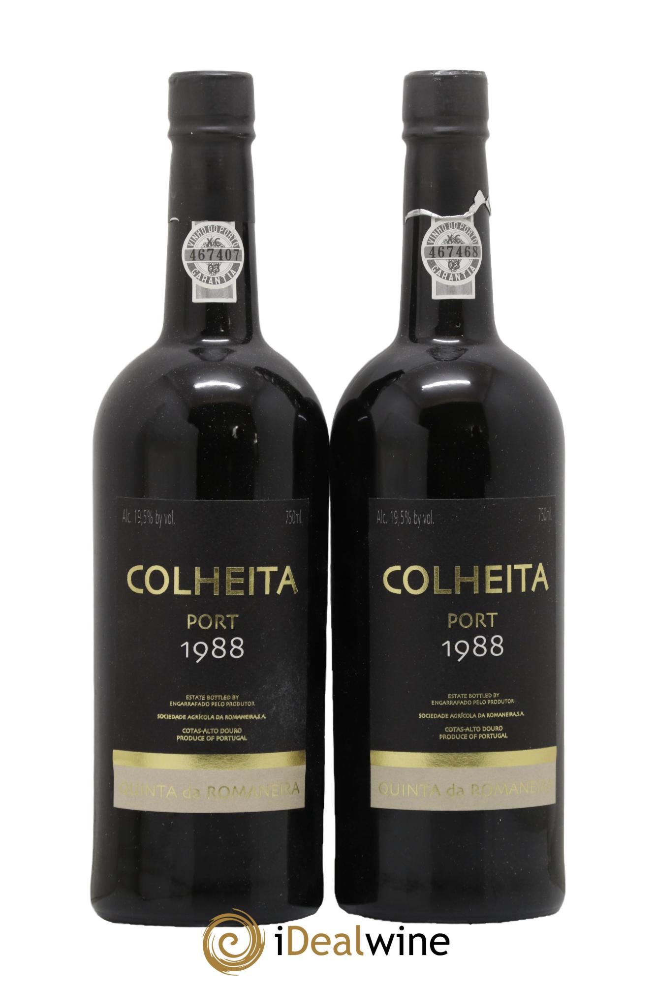 Porto Tawny Colheita Quinta Da Romaneira 1988 - Lot de 2 bouteilles - 0